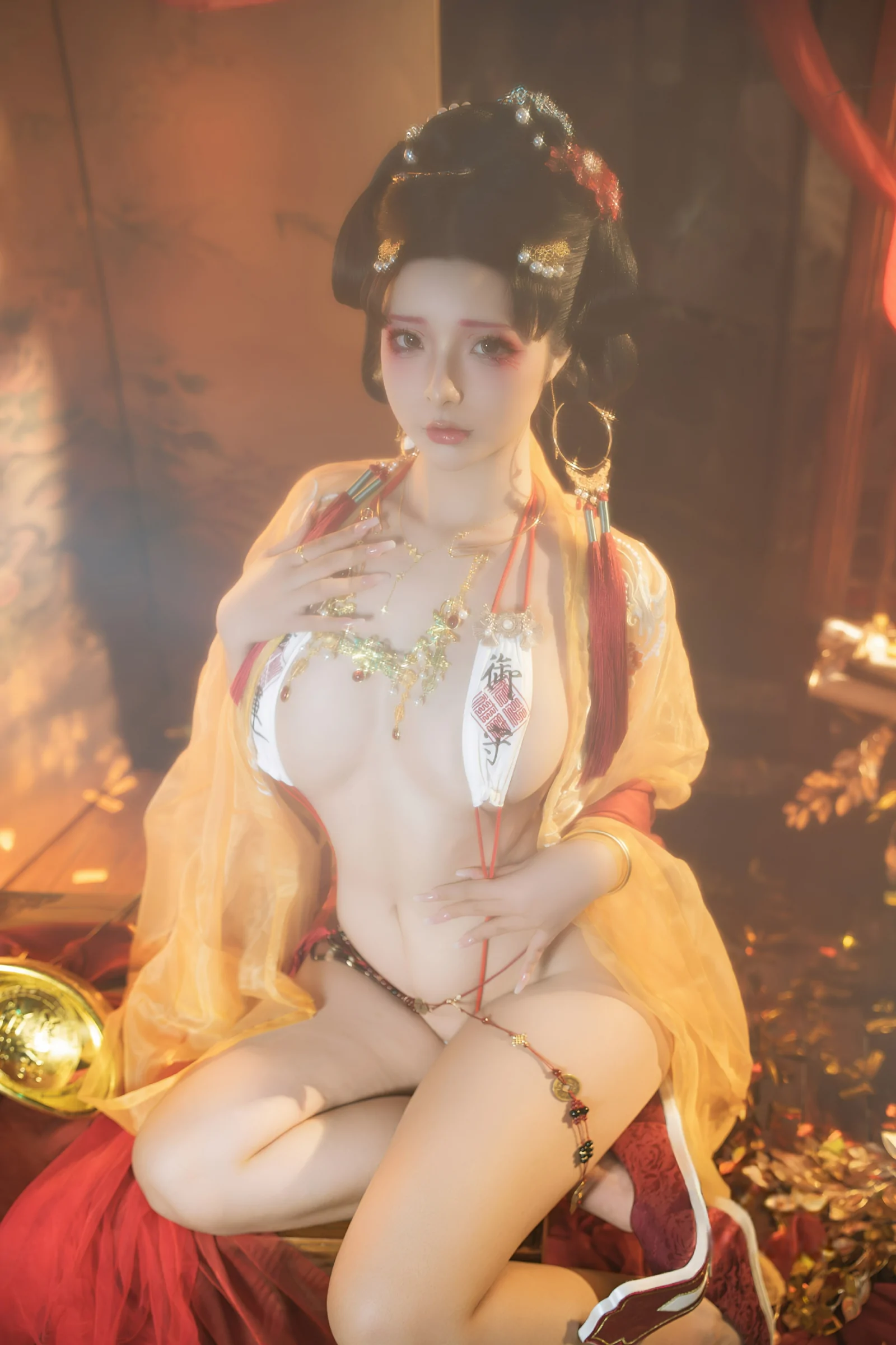 yuuhui玉汇 - 善财娘子 [124P] - 秀人网免费无水印在线套图写真