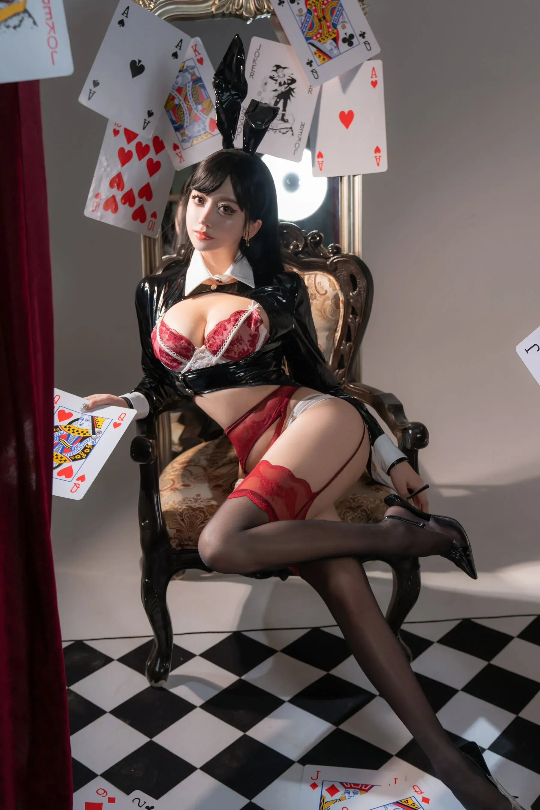 米线线sama &#8211; 生日限定 兔女郎 [49P] - 秀人网免费无水印在线套图写真