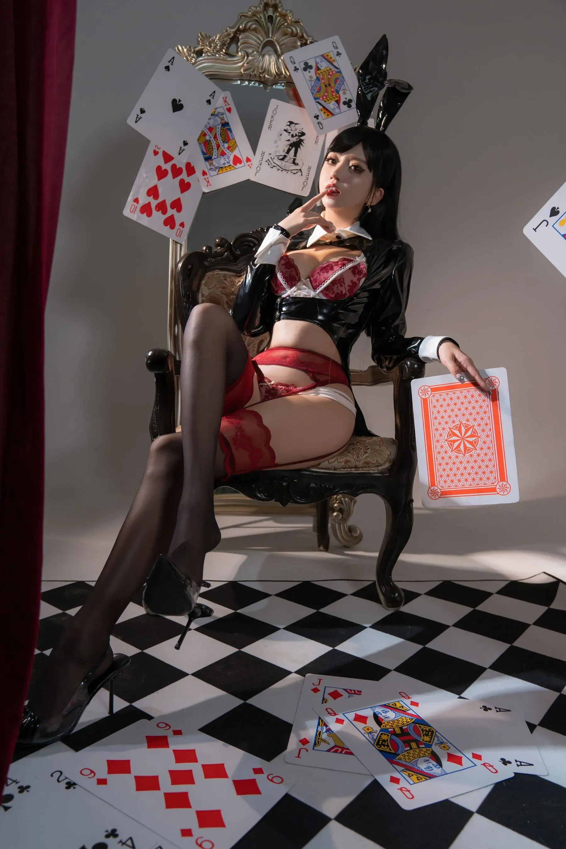 米线线sama &#8211; 生日限定 兔女郎 [49P] - 秀人网免费无水印在线套图写真