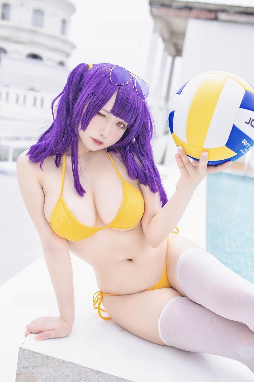 贞子蜜桃 – 碧蓝航线 波拉泳装 [23P] - 秀人网免费无水印在线套图写真