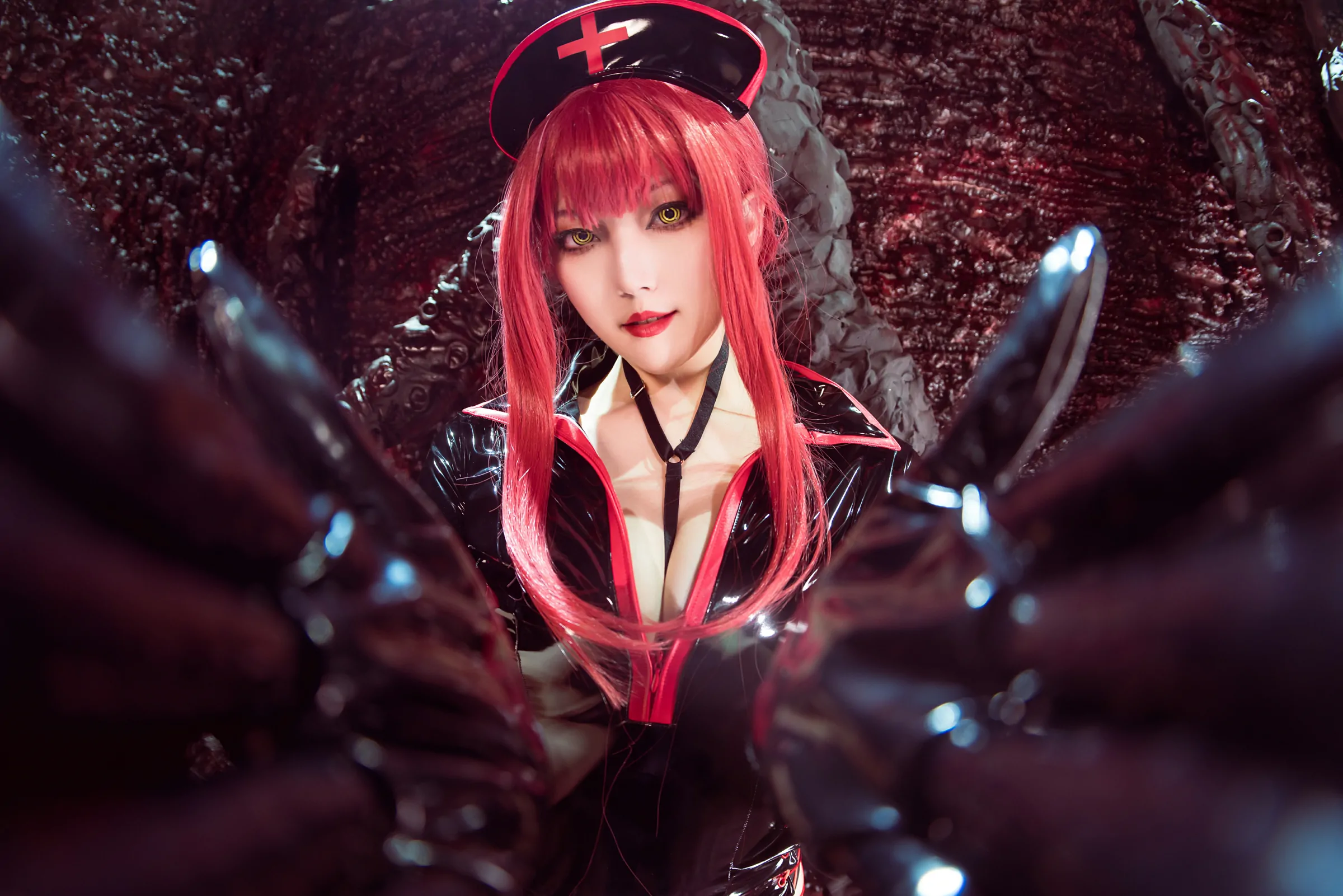 Natsuko夏夏子 &#8211; 玛奇玛护士 [73P] - 秀人网免费无水印在线套图写真