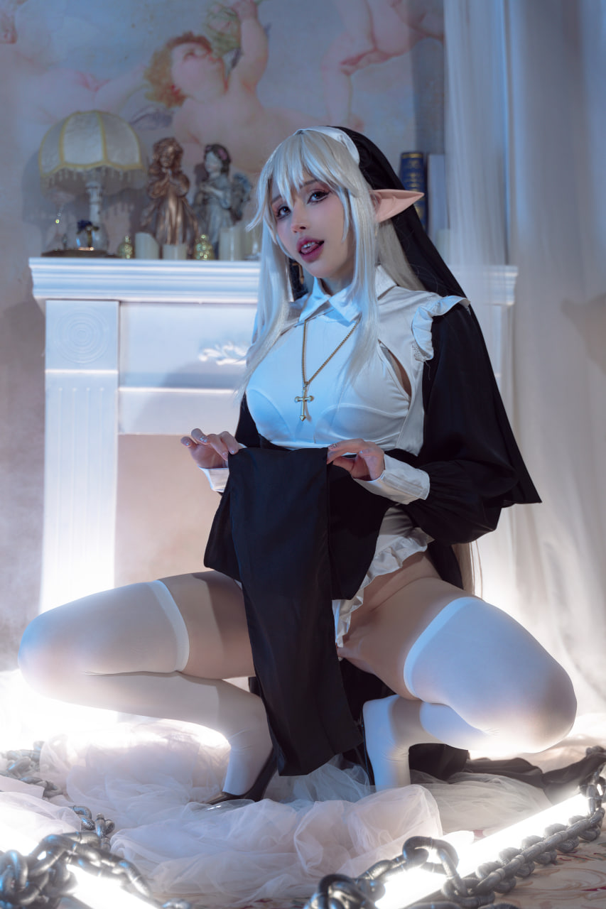 鹿八岁baby – 堕落修女 [61P] - 秀人网免费无水印在线套图写真