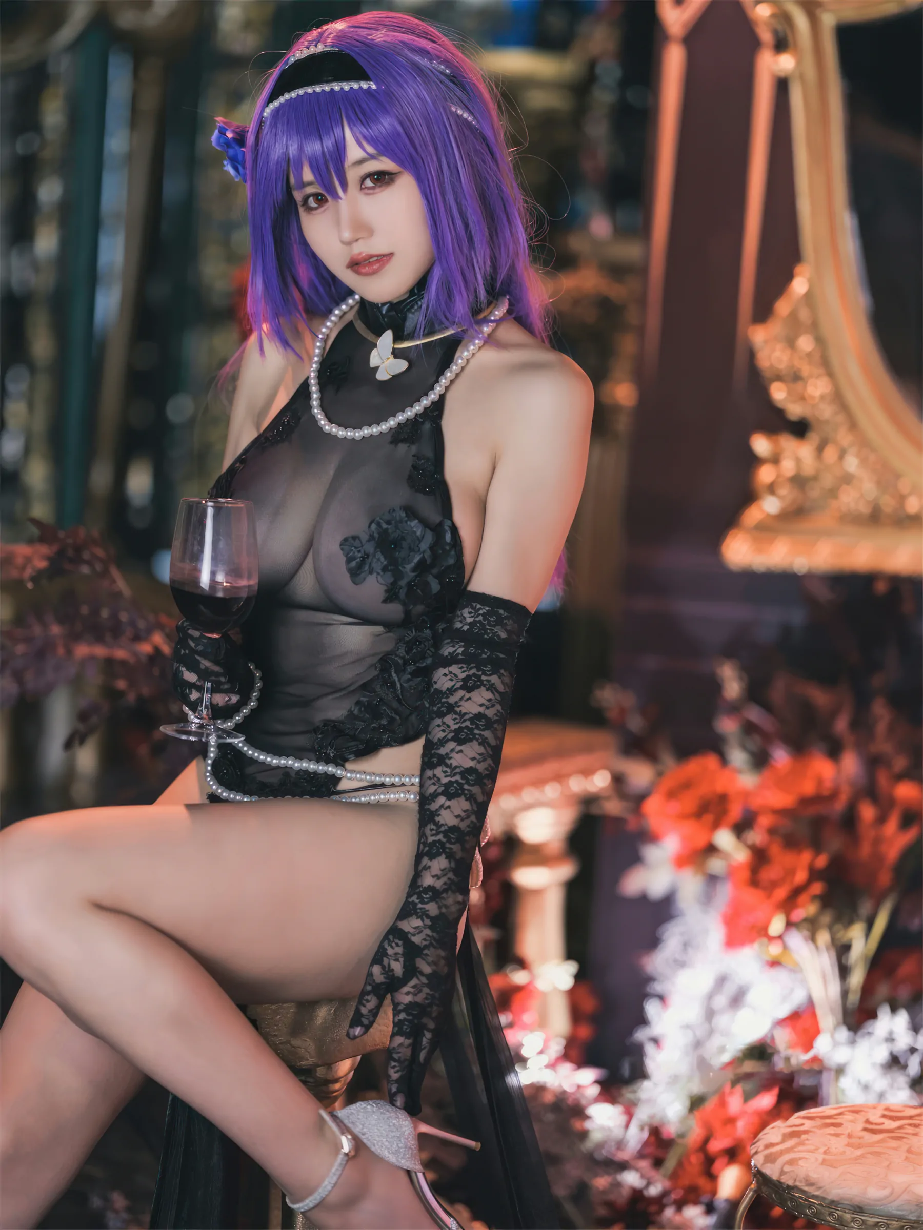 小仓千代w – 少女前线 ZB26 暗蔷摇曳 [20P] - 秀人网免费无水印在线套图写真