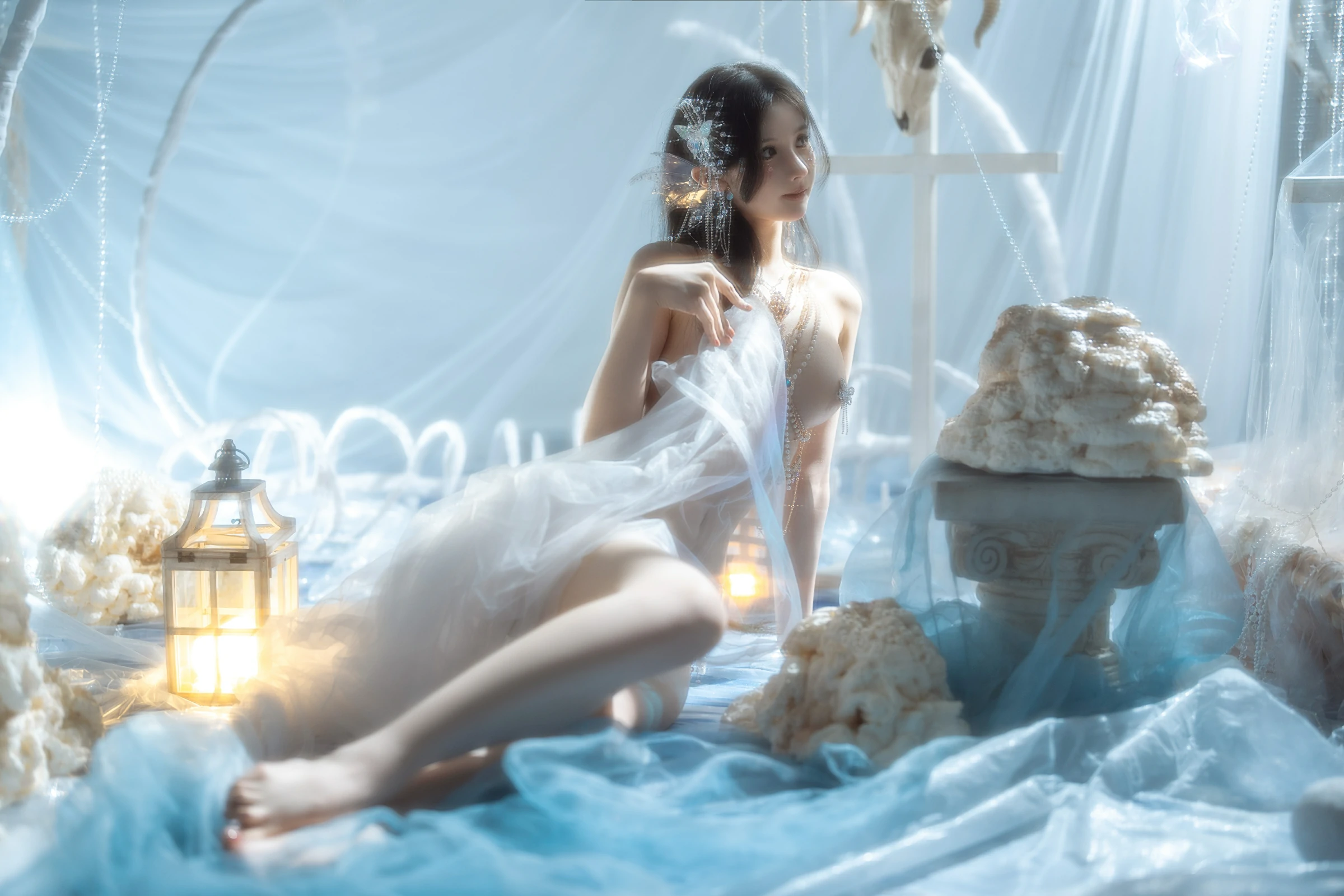 橙子喵酱 - 人鱼 [30P] - 秀人网免费无水印在线套图写真