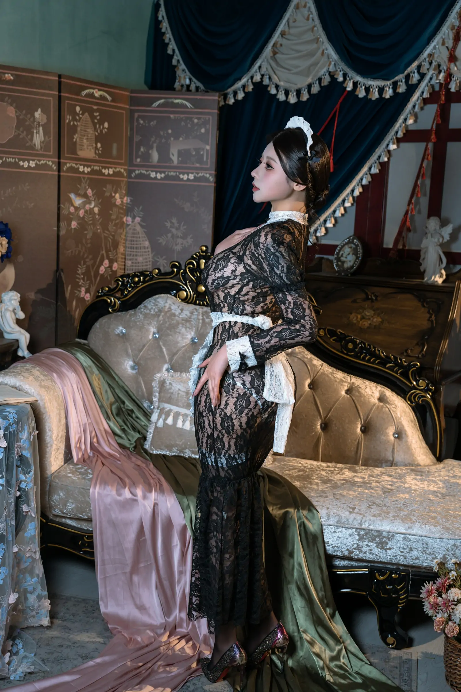 奈汐酱nice - 顺从 [100P] - 秀人网免费无水印在线套图写真