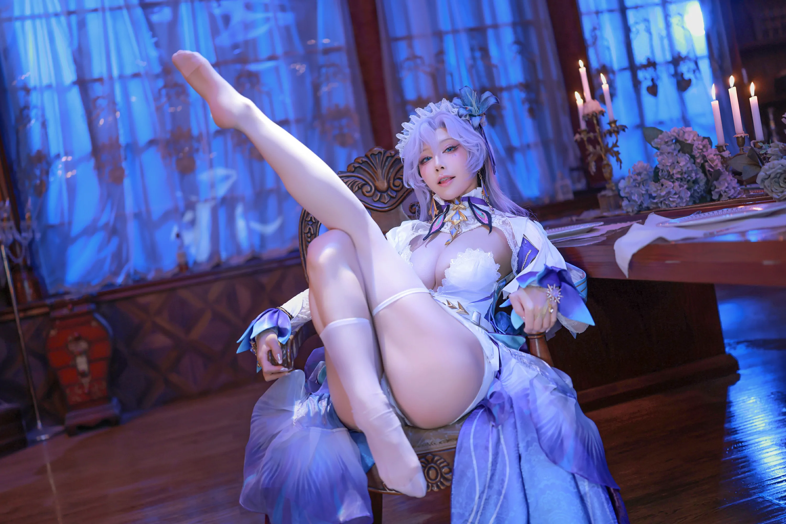 水淼Aqua – 鸣潮 坎特蕾拉 [72P] - 秀人网免费无水印在线套图写真