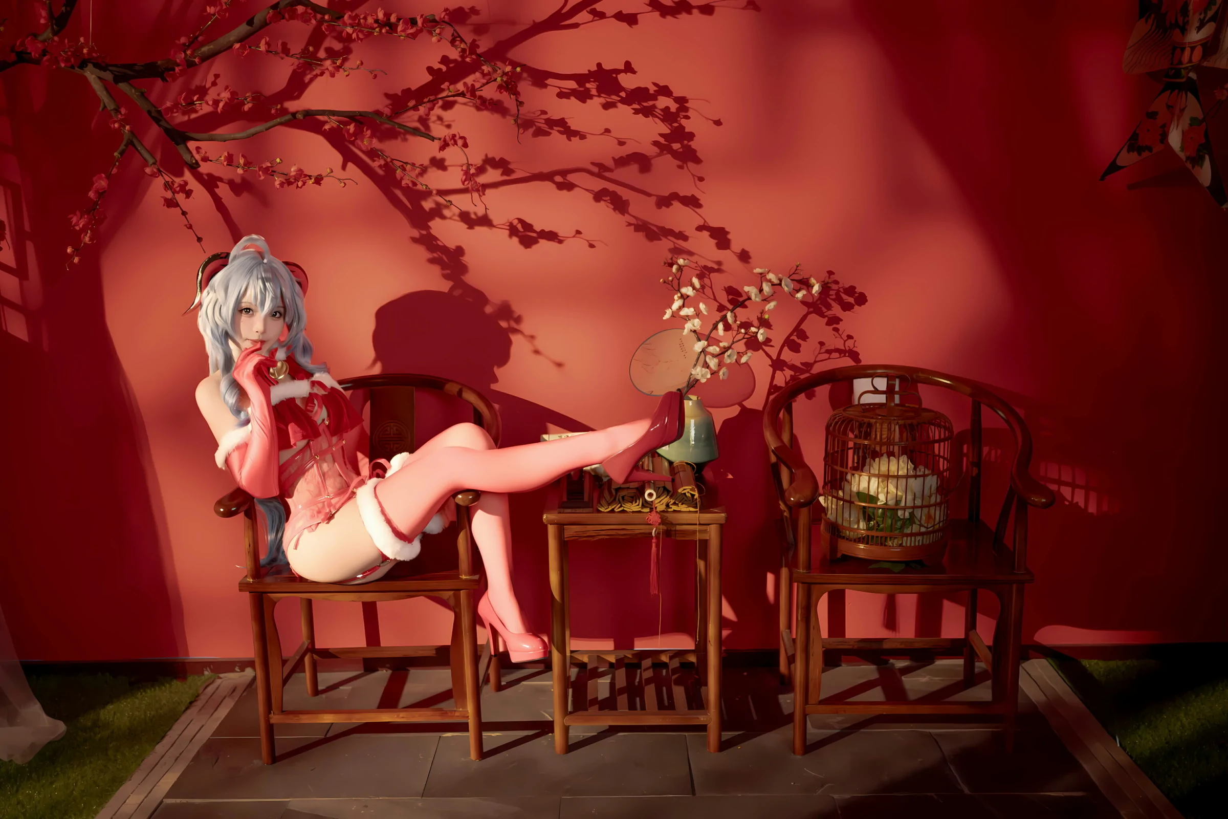 Bangni邦尼 - 甘雨新春 [70P] - 秀人网免费无水印在线套图写真