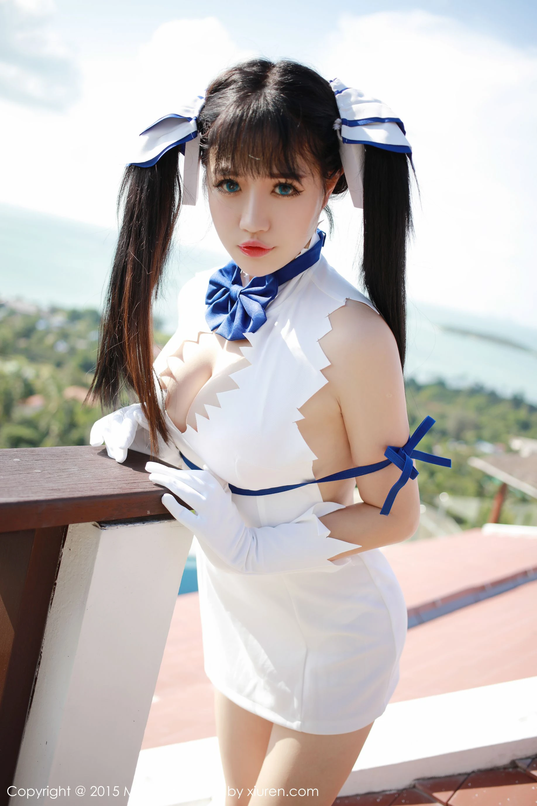 图片[2]-徐cake《苏梅旅拍》COSPLAY+性感泳装 模范学院 Vol.036-COS写真在线网