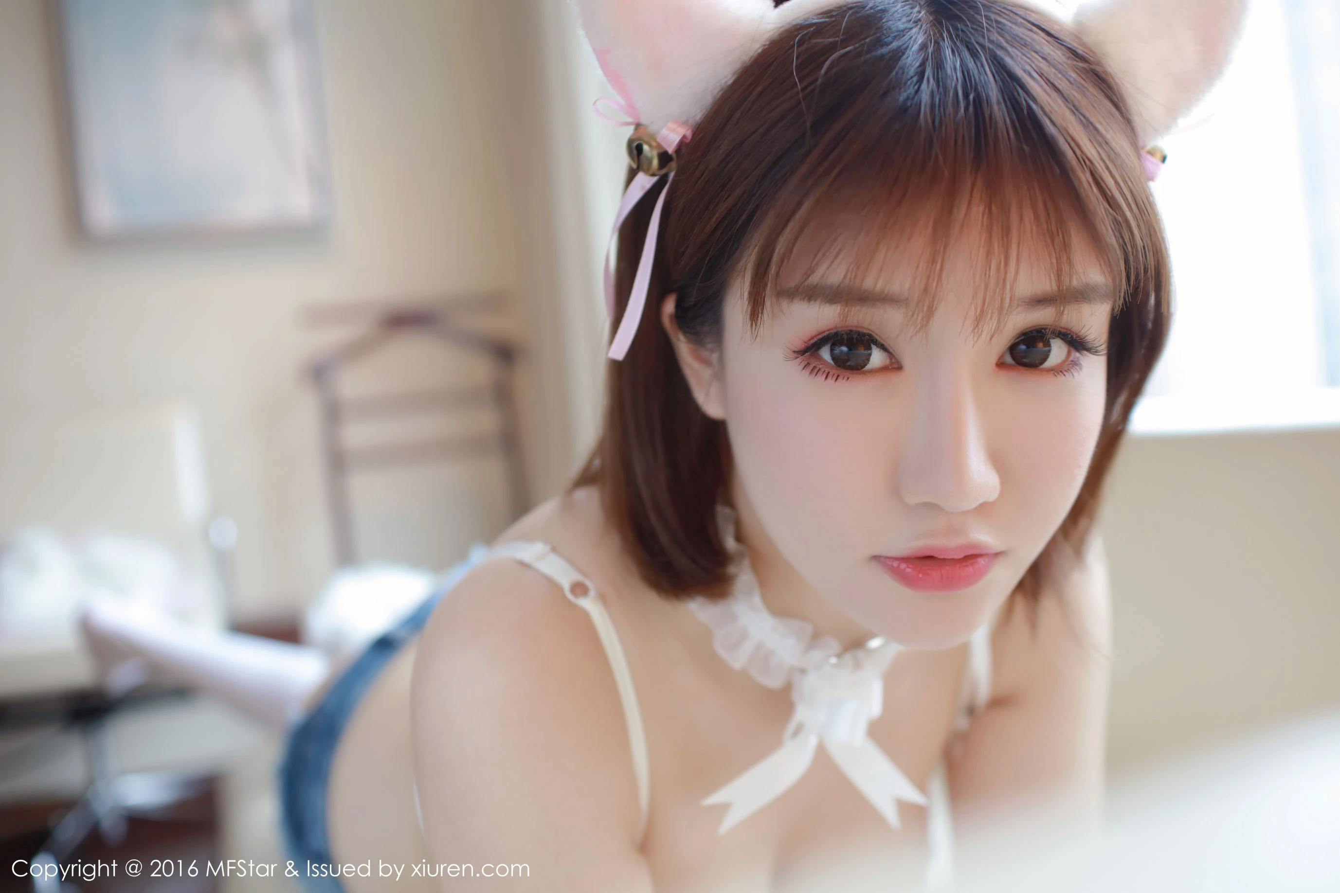 图片[6]-K8傲娇萌萌Vivian《魅惑狐狸与性感比基尼》 模范学院 Vol.071-COS写真在线网