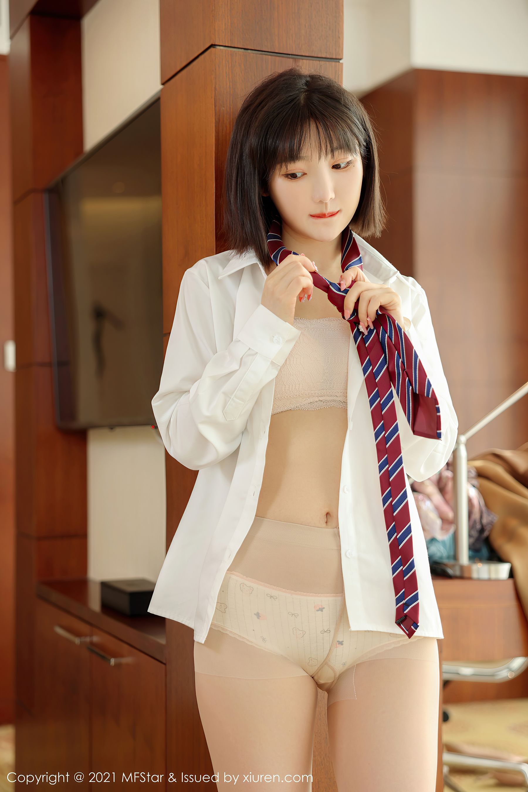 图片[2]-模范学院 Vol.543 甜筒晓彤-COS写真在线网