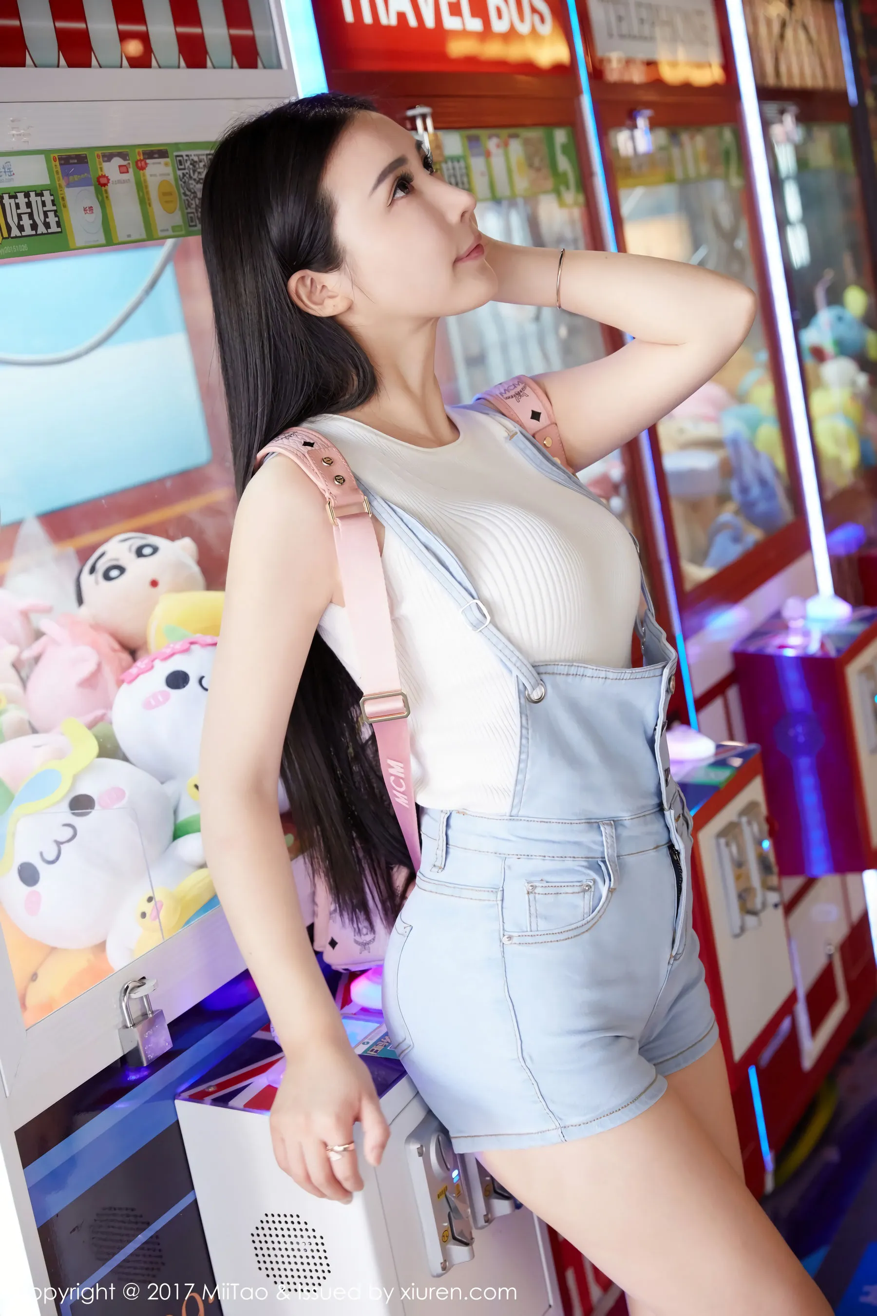 图片[2]-萱萱Cecilia《牛仔女神+街拍》 蜜桃社 Vol.084-COS写真在线网