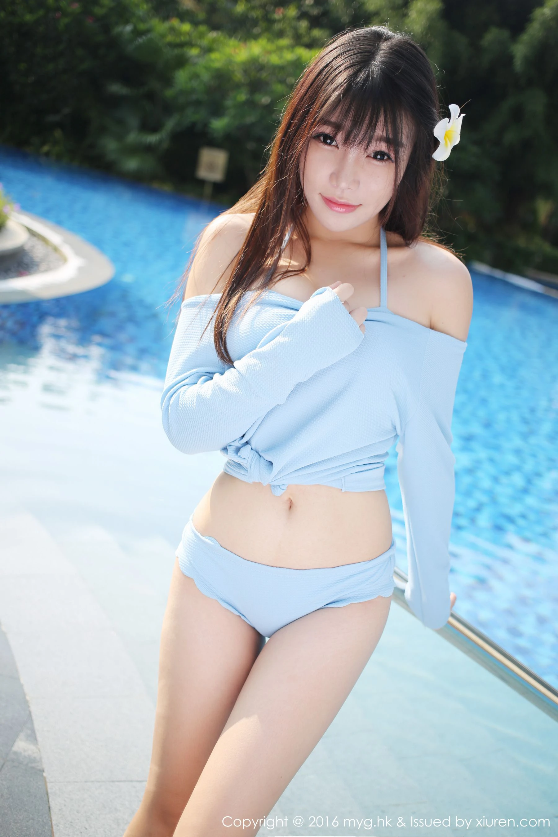 图片[2]-芝芝Booty《三亚旅拍》清新妹子的诱惑 美媛馆 Vol.224-COS写真在线网