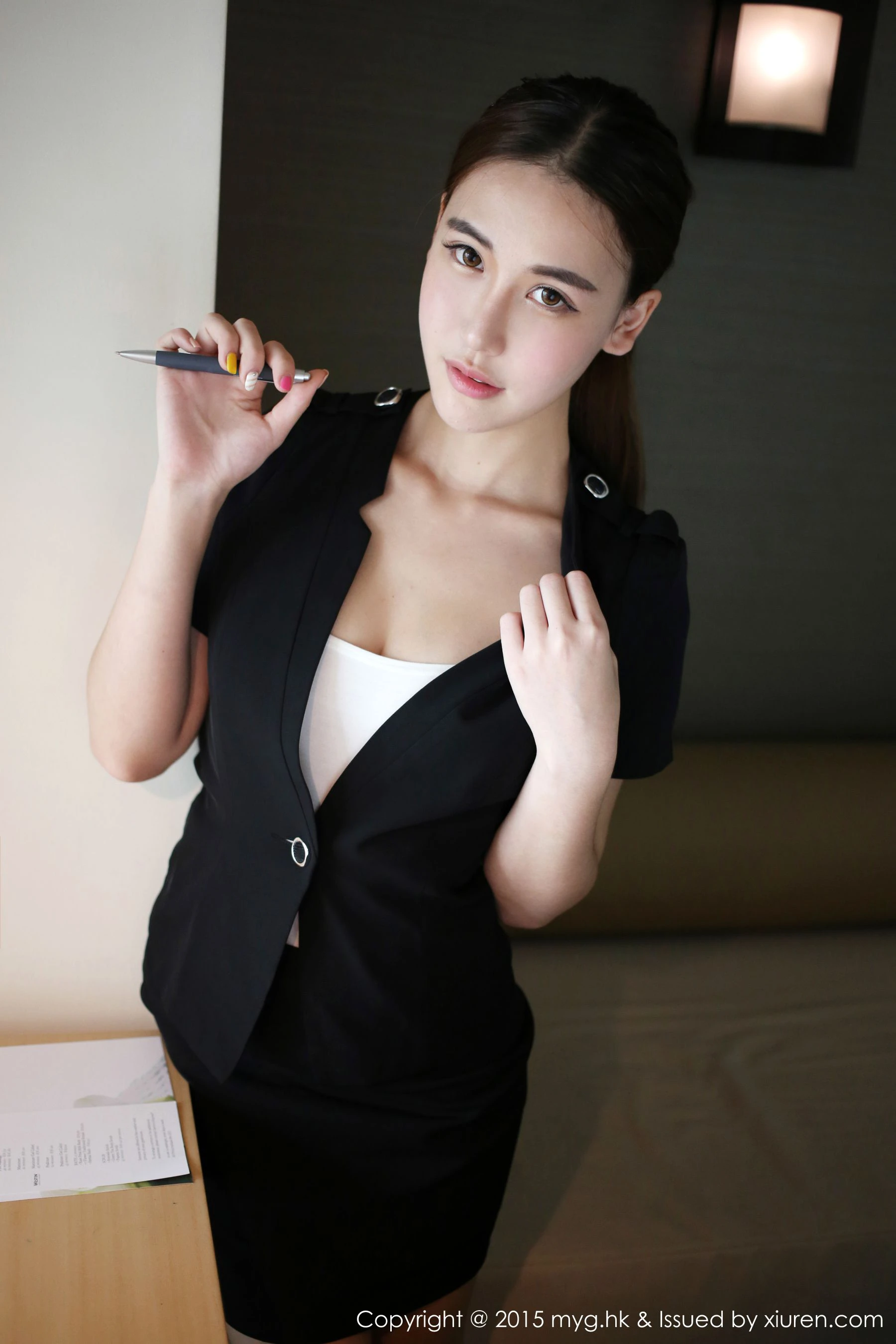 图片[5]-熊吖BOBO《老师制服诱惑》 美媛馆 Vol.161-COS写真在线网