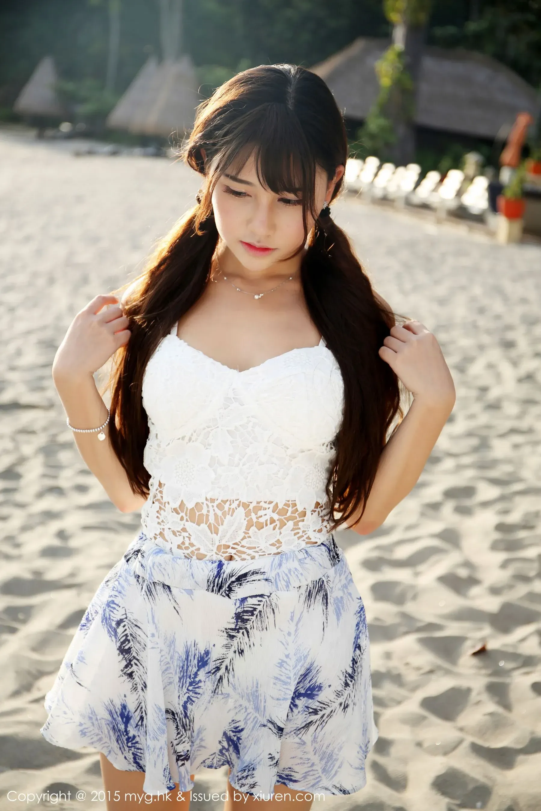 图片[2]-Milk楚楚《超清新短裙女神》 美媛馆 Vol.154-COS写真在线网
