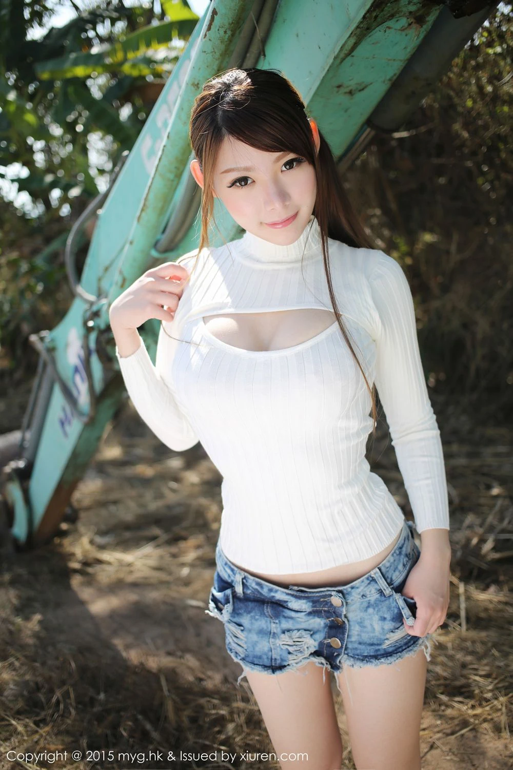 图片[6]-MARA醬《泰国旅拍Pai县》热裤妹子+蕾丝泳装 美媛馆 Vol.097-COS写真在线网