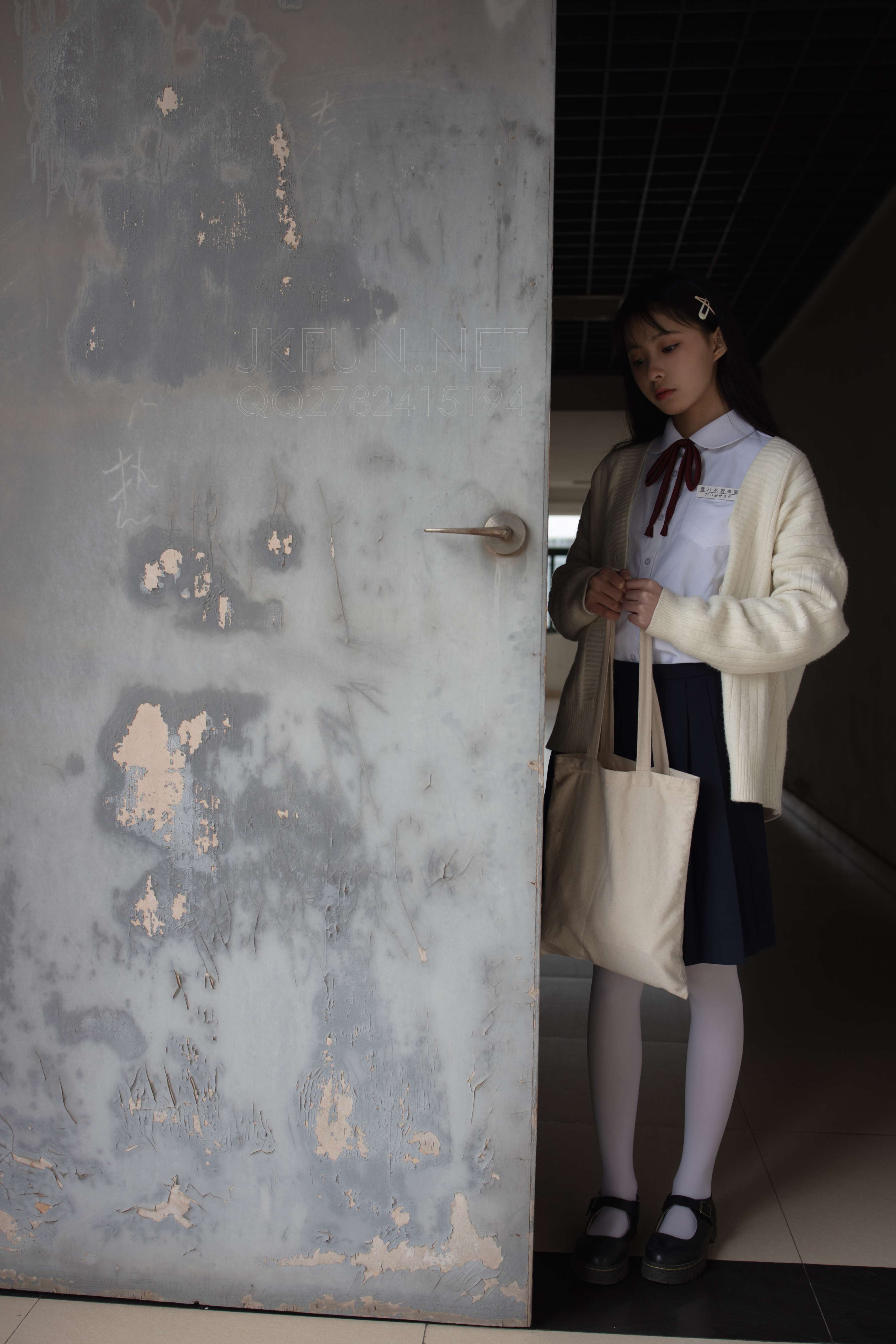 图片[4]-JKFUN-001 甜米 纯纯的白丝学妹 [127P1V-2.61GB]-COS写真在线网
