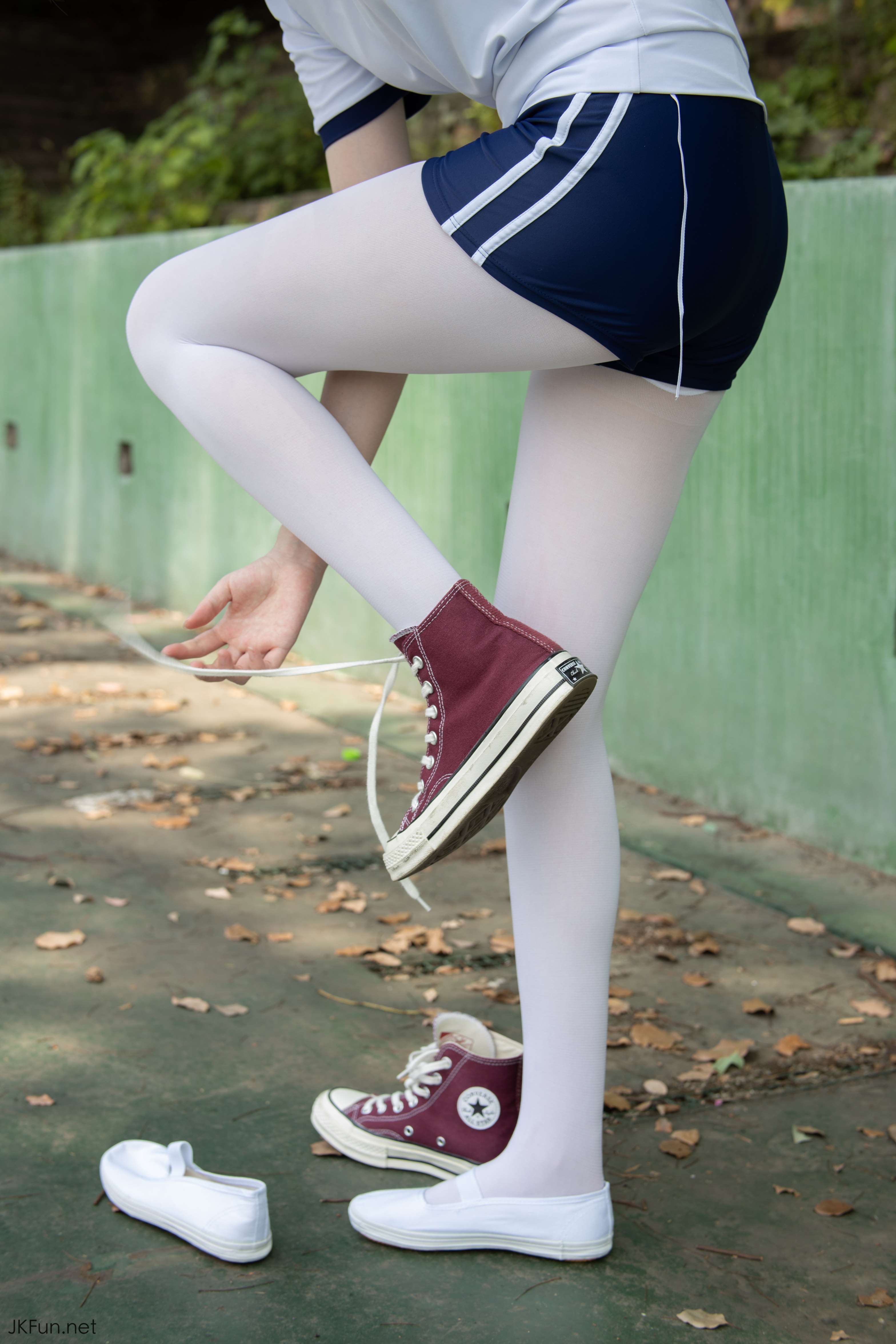 图片[5]-JKFUN-019 Aika 80D白丝外景体操服 [107P+1V／2.4G]-COS写真在线网