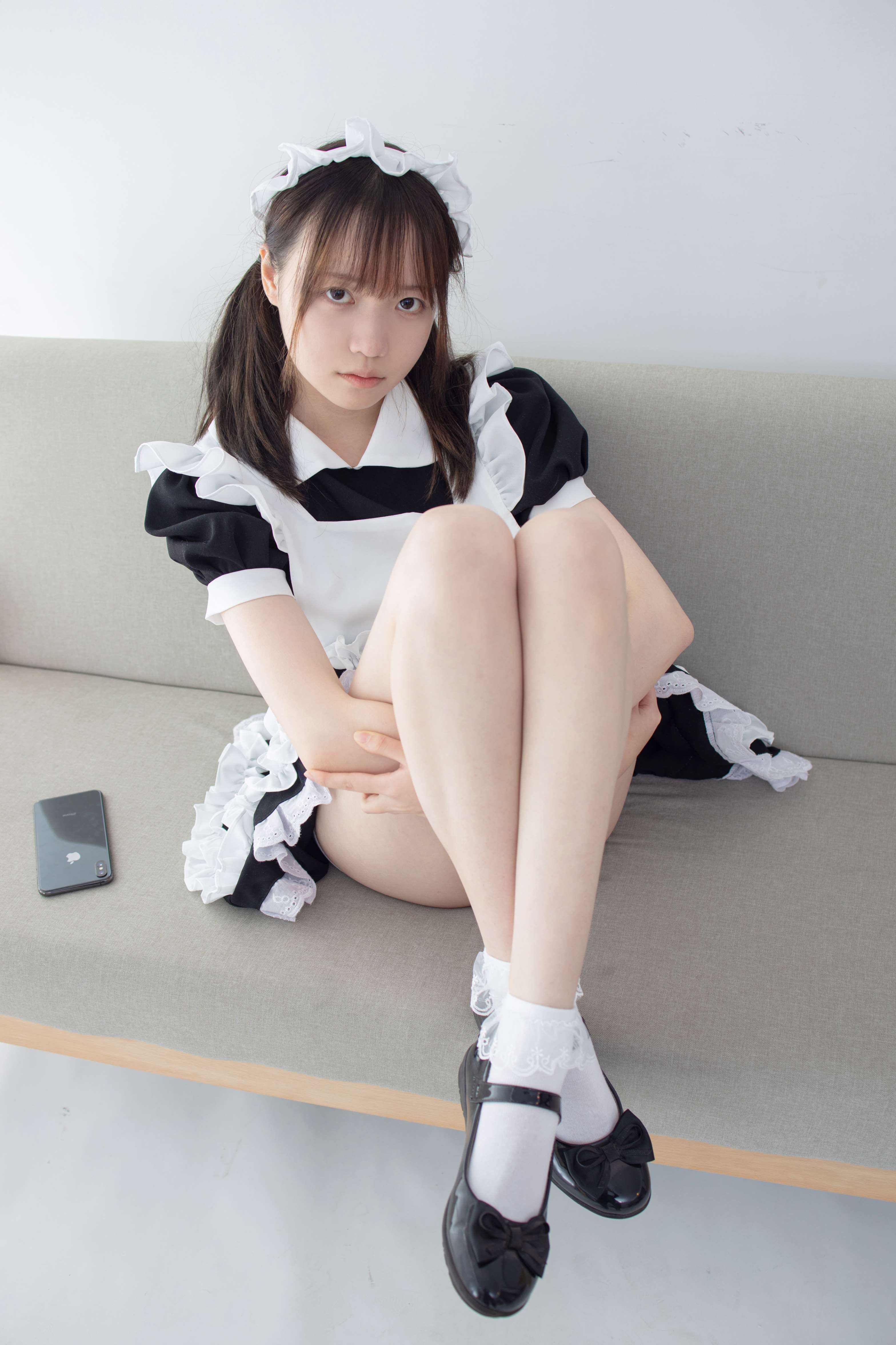 图片[5]-JKFUN-051 Aika 百圆定制2-2 蕾丝花边短袜女仆 [32P+1V-2.06G]-COS写真在线网