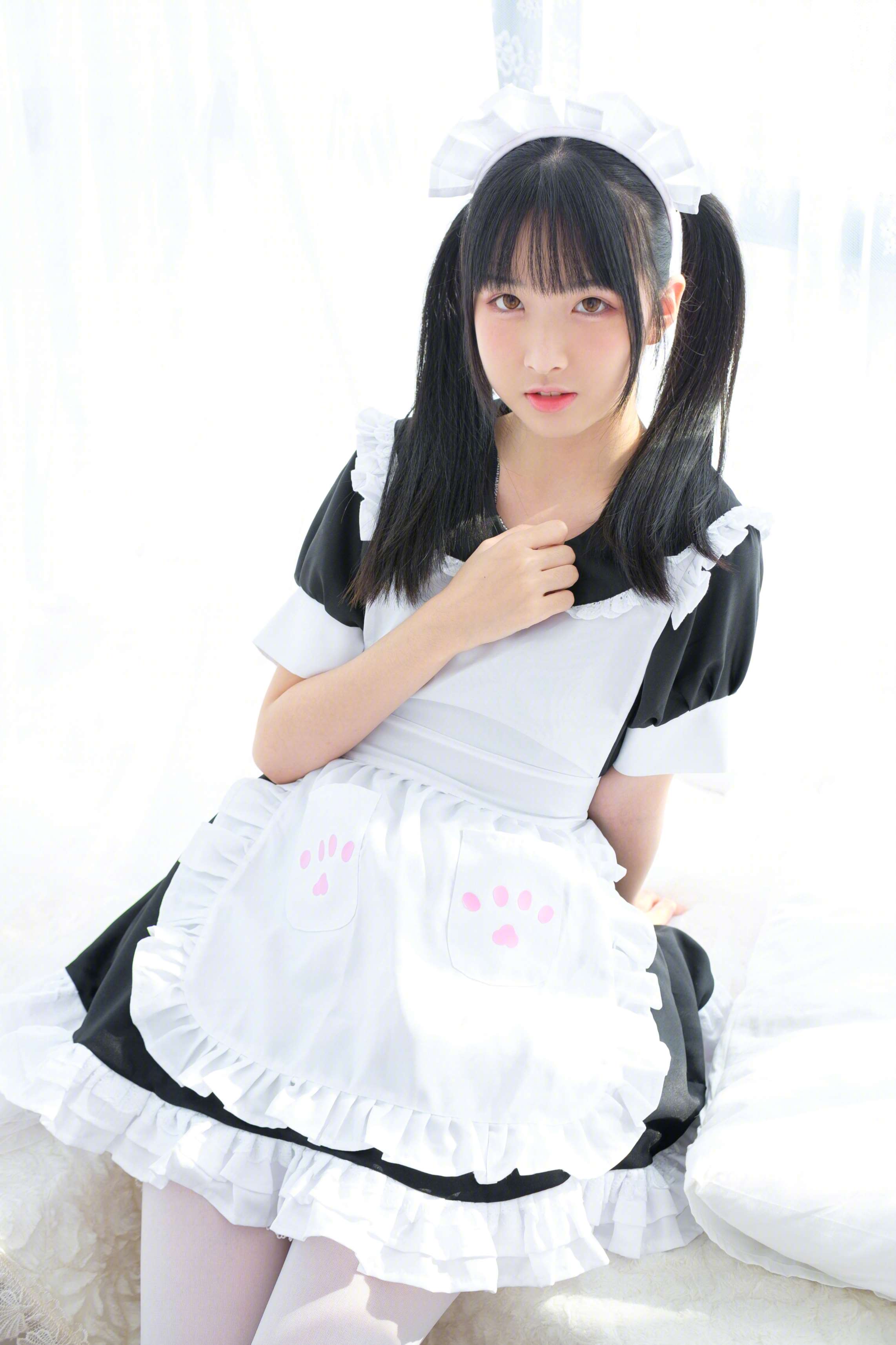 图片[3]-SSR-007 女仆的白丝 [71P-365MB]-COS写真在线网
