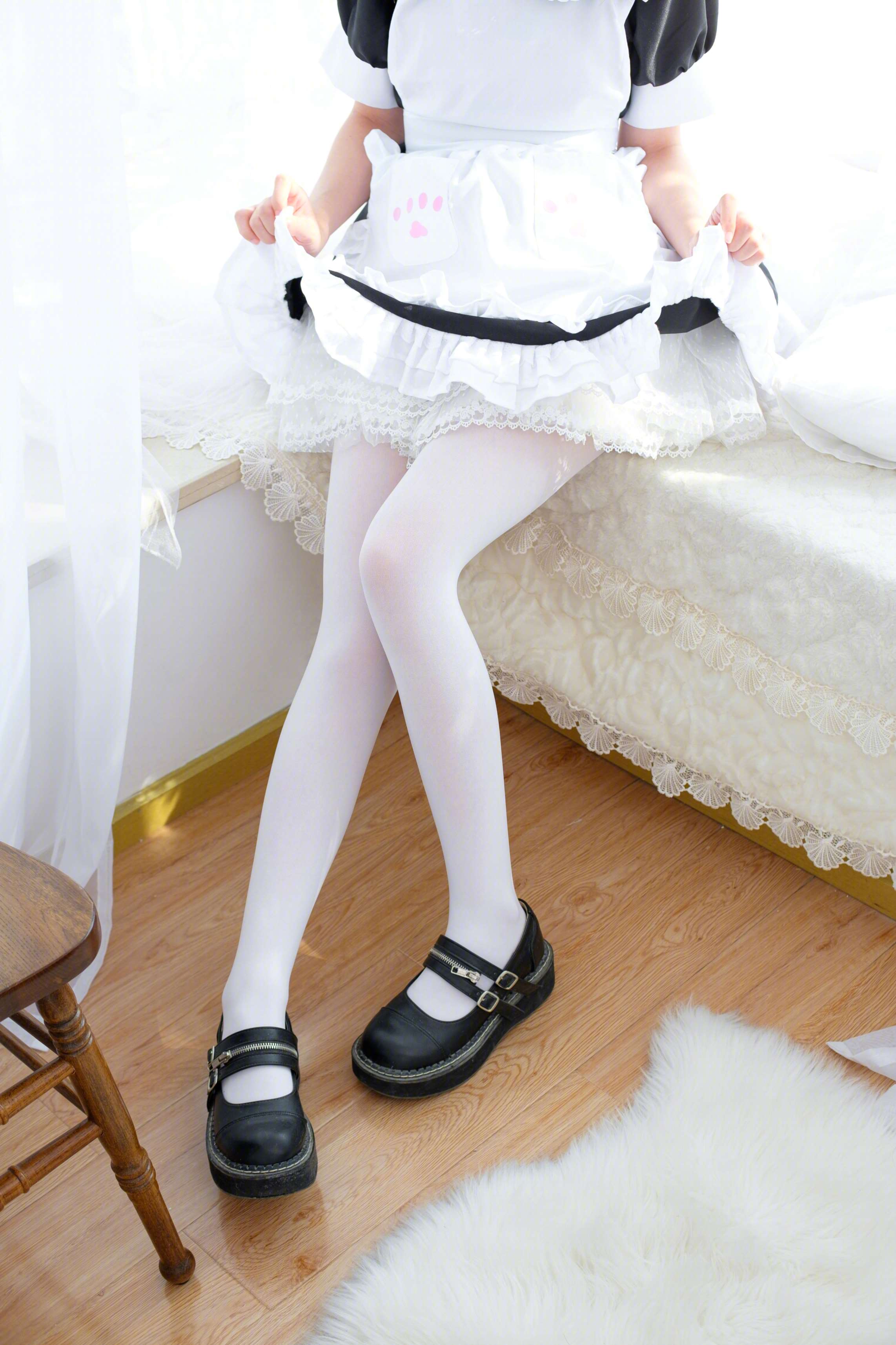 图片[4]-SSR-007 女仆的白丝 [71P-365MB]-COS写真在线网