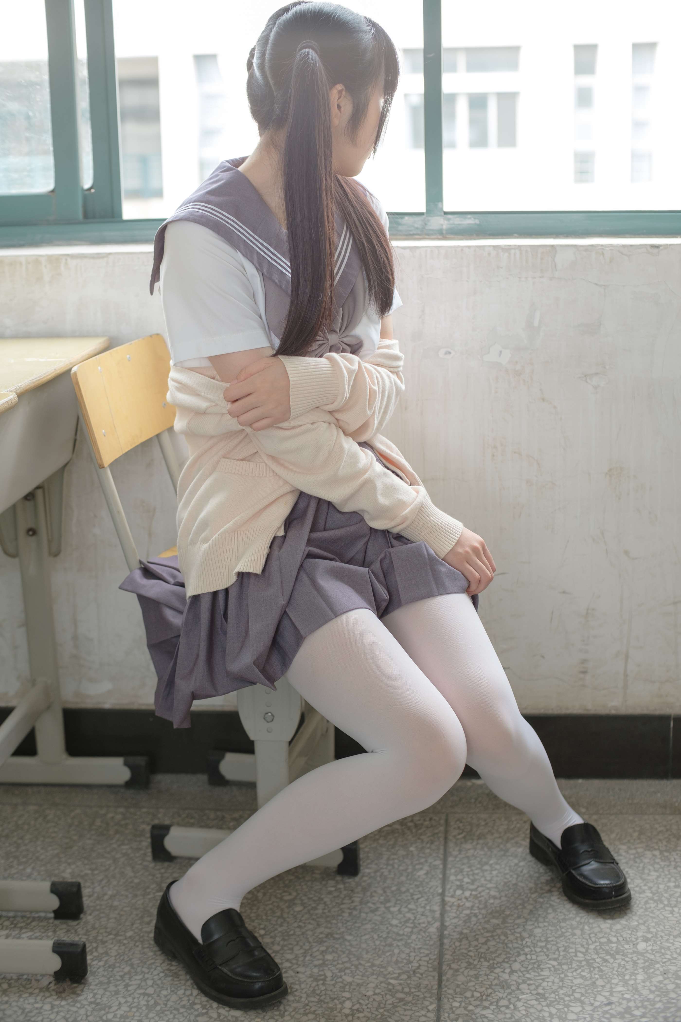 图片[6]-X-017 JK校服白丝 [99P1V-1.24GB]-COS写真在线网