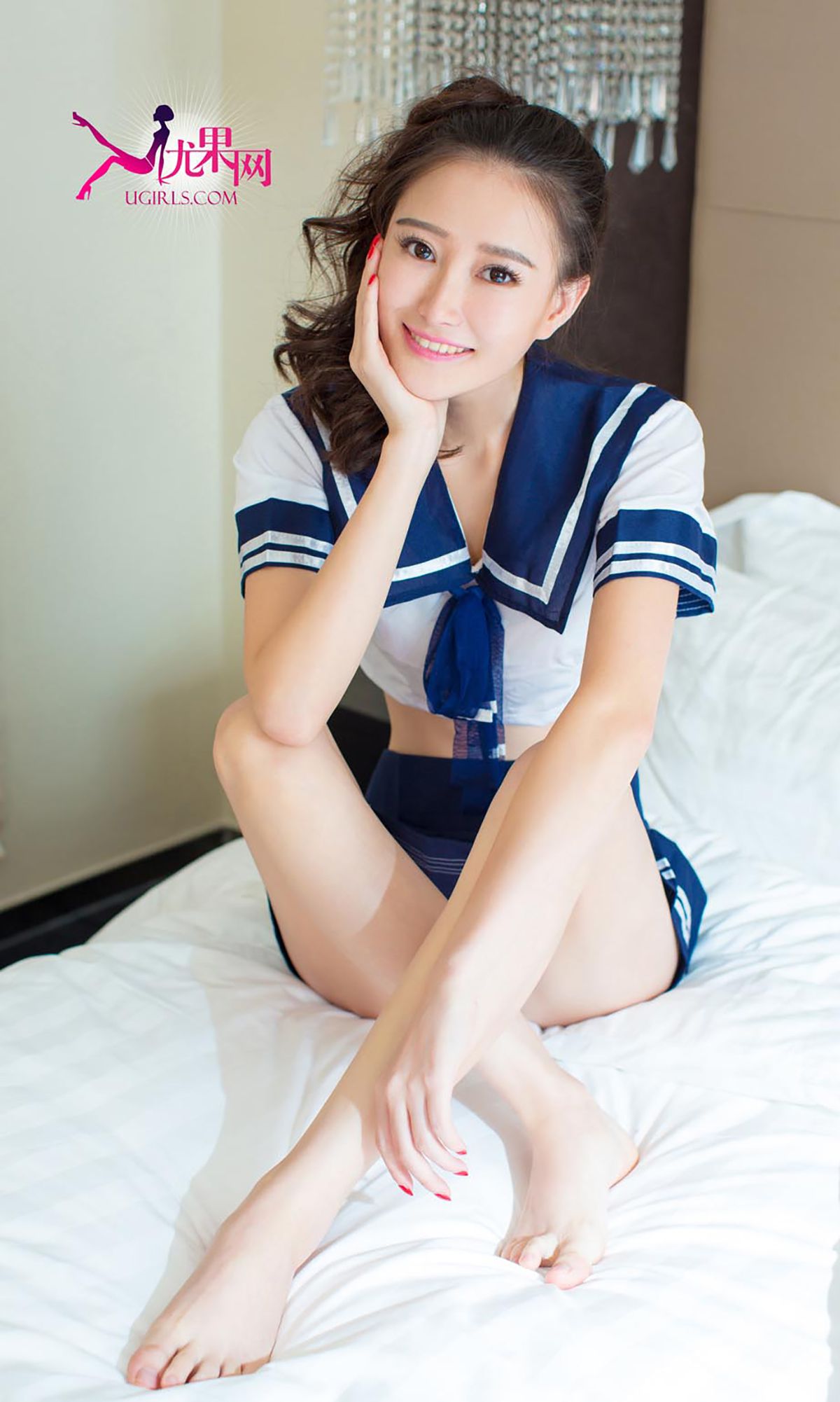 图片[5]-潇潇《爱你不迟到 潇潇潇同学》 UGirls 爱尤物 No.151 [40P]-COS写真在线网