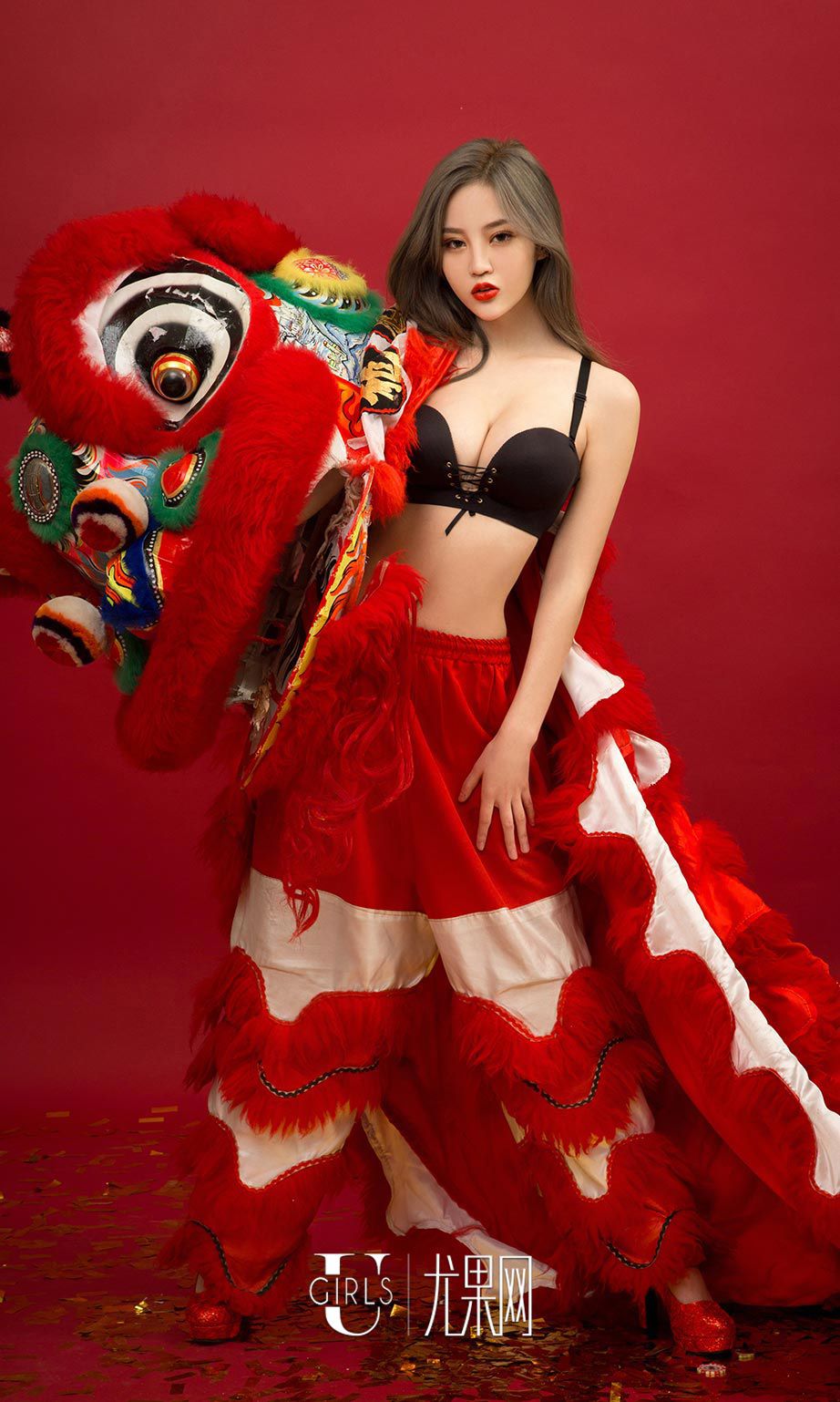 图片[5]-宁然、Mikka、施诗《鸡祥如意》 尤果圈 No.620 [40P]-COS写真在线网