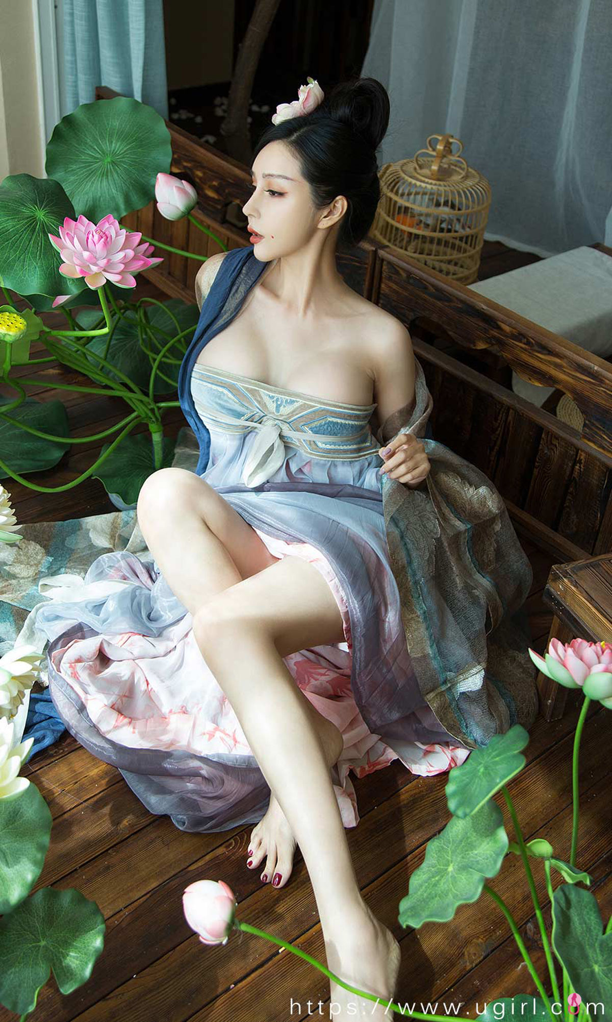 图片[2]-UGirls 爱尤物 No.2152 孟十朵&田冰冰&妮小妖 织女梦 [35P]-COS写真在线网