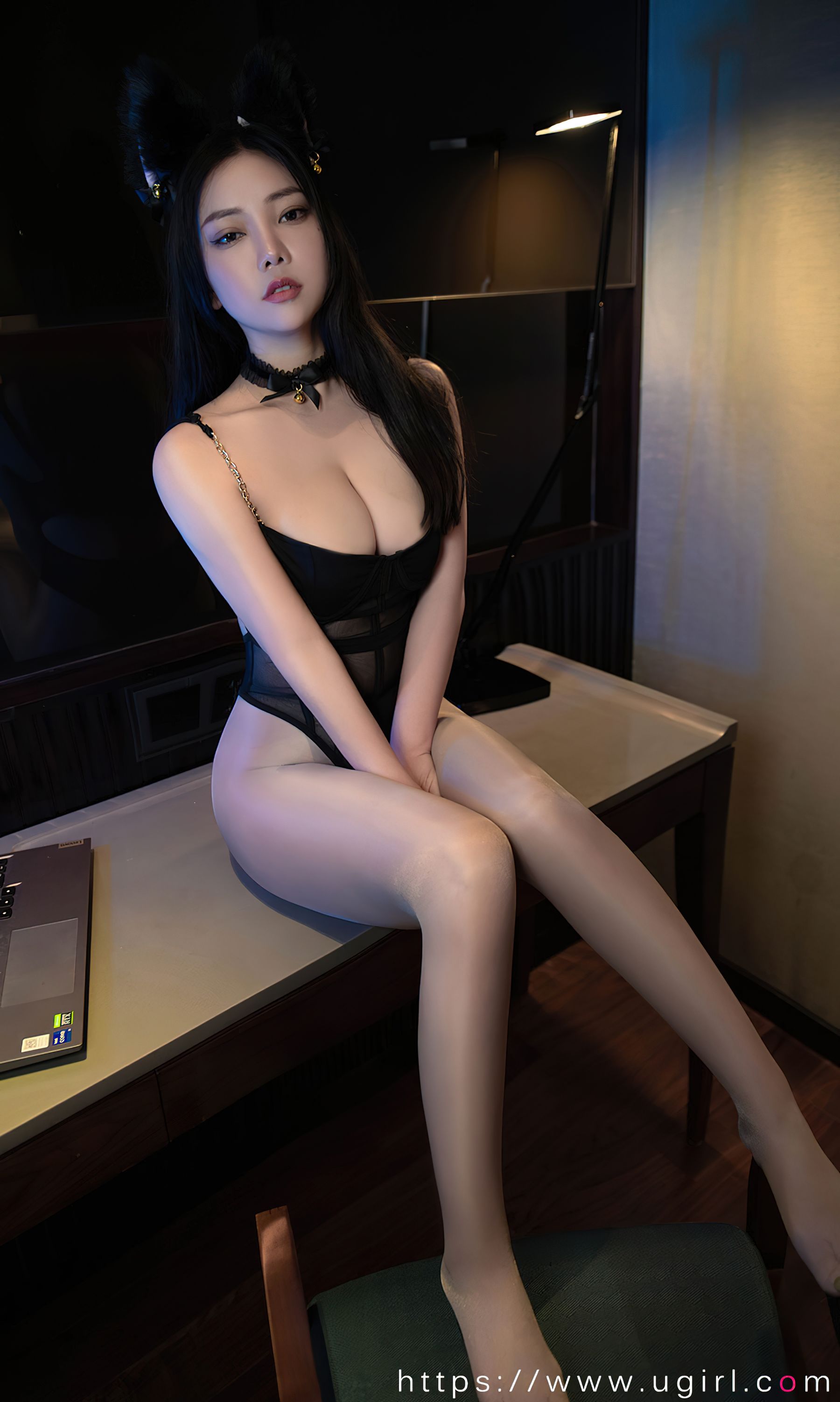 图片[6]-UGirls 爱尤物 No.2491 暗夜猫娘 Anna苏拉 [34P]-COS写真在线网
