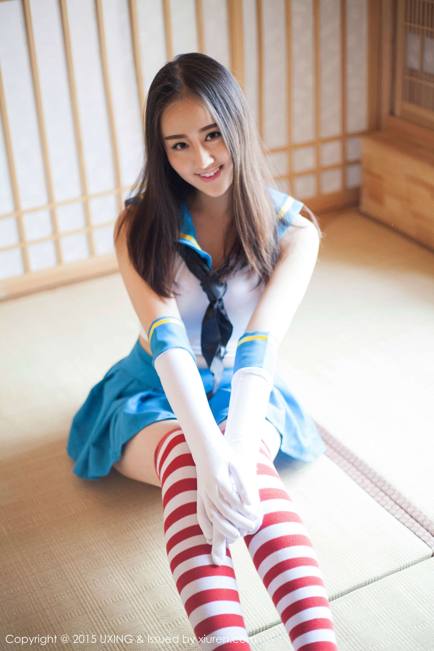 图片[4]-Romi王朝朝 – 美少女校服系列写真集 UXING优星馆 Vol.005 [62P]-COS写真在线网