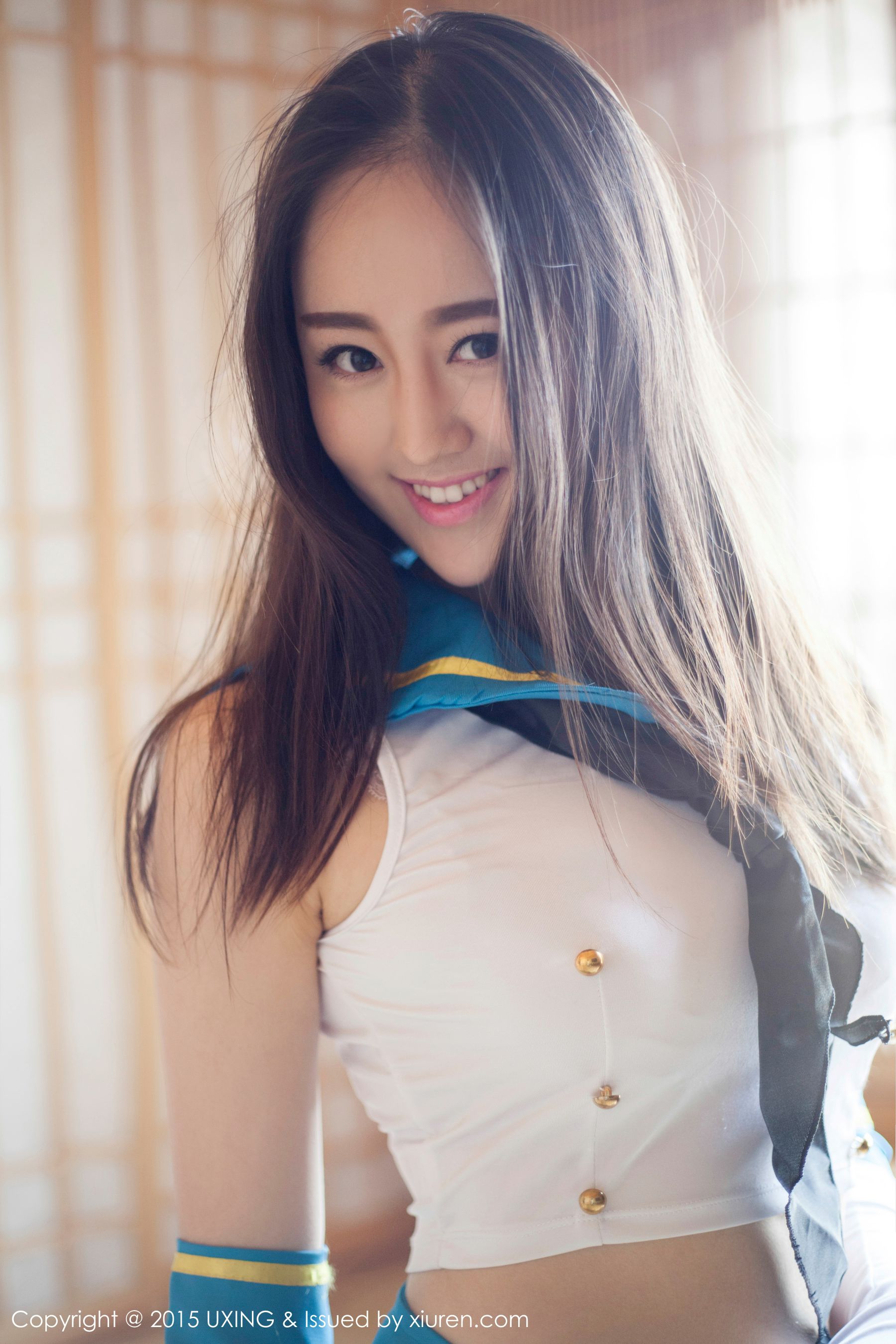 图片[3]-Romi王朝朝 – 美少女校服系列写真集 UXING优星馆 Vol.005 [62P]-COS写真在线网