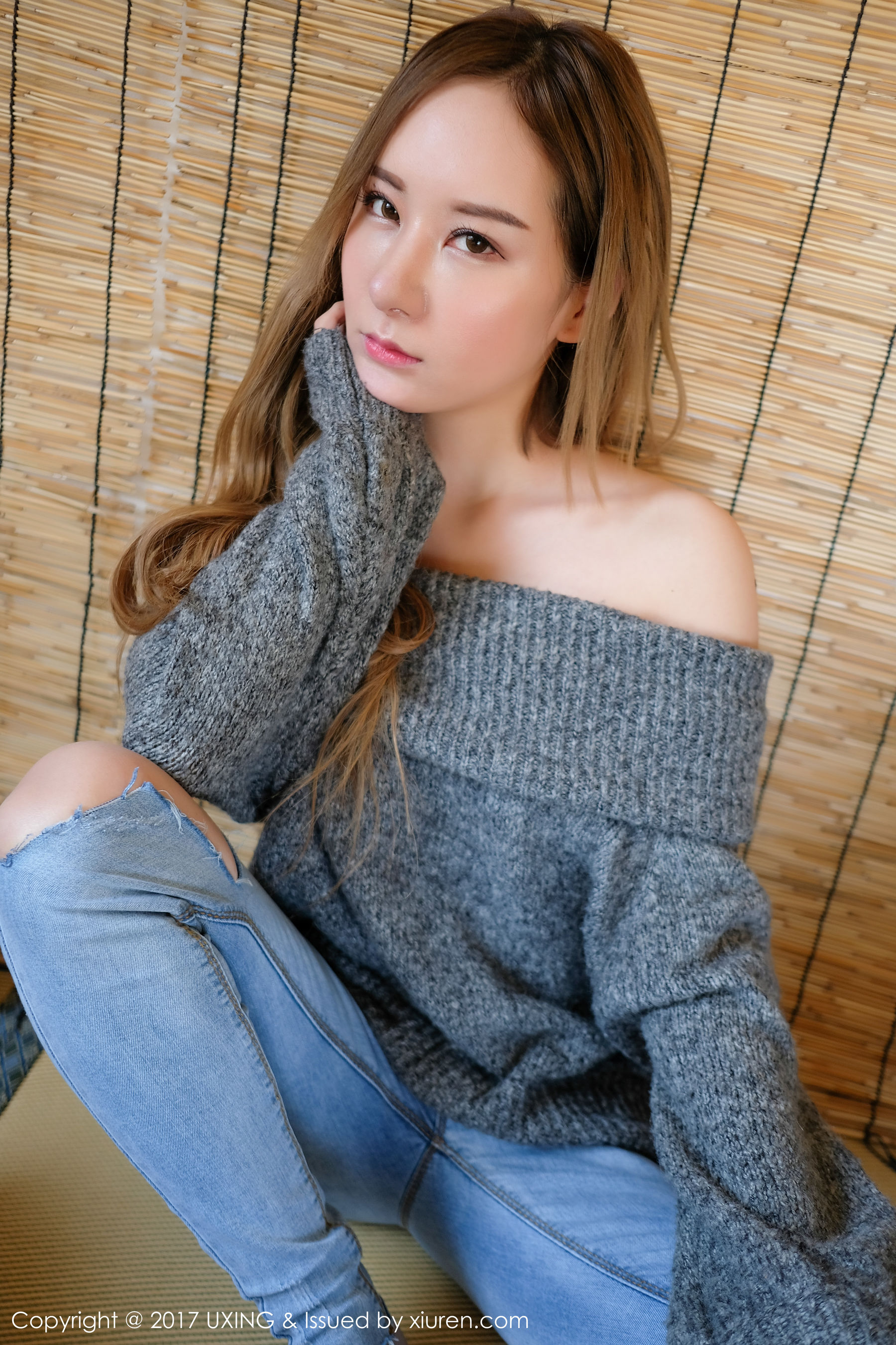 图片[2]-模特高SIR《清新甜美型柔妹子》 优星馆UXING VOL.047 [47P]-COS写真在线网
