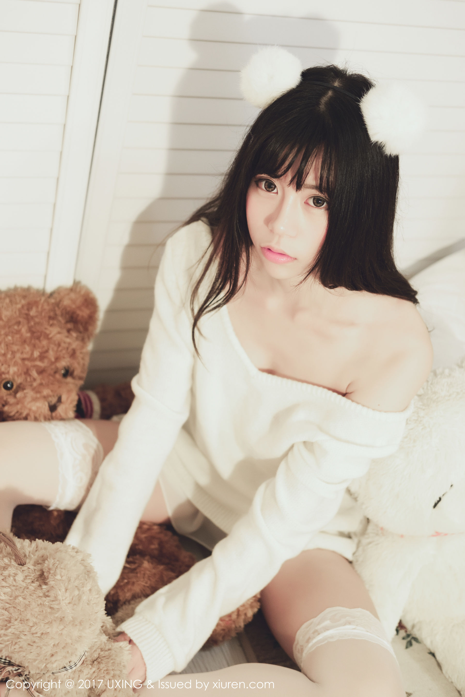 图片[5]-模特Yo酱《学生装+蕾丝装扮》 优星馆UXING VOL.048 [32P]-COS写真在线网