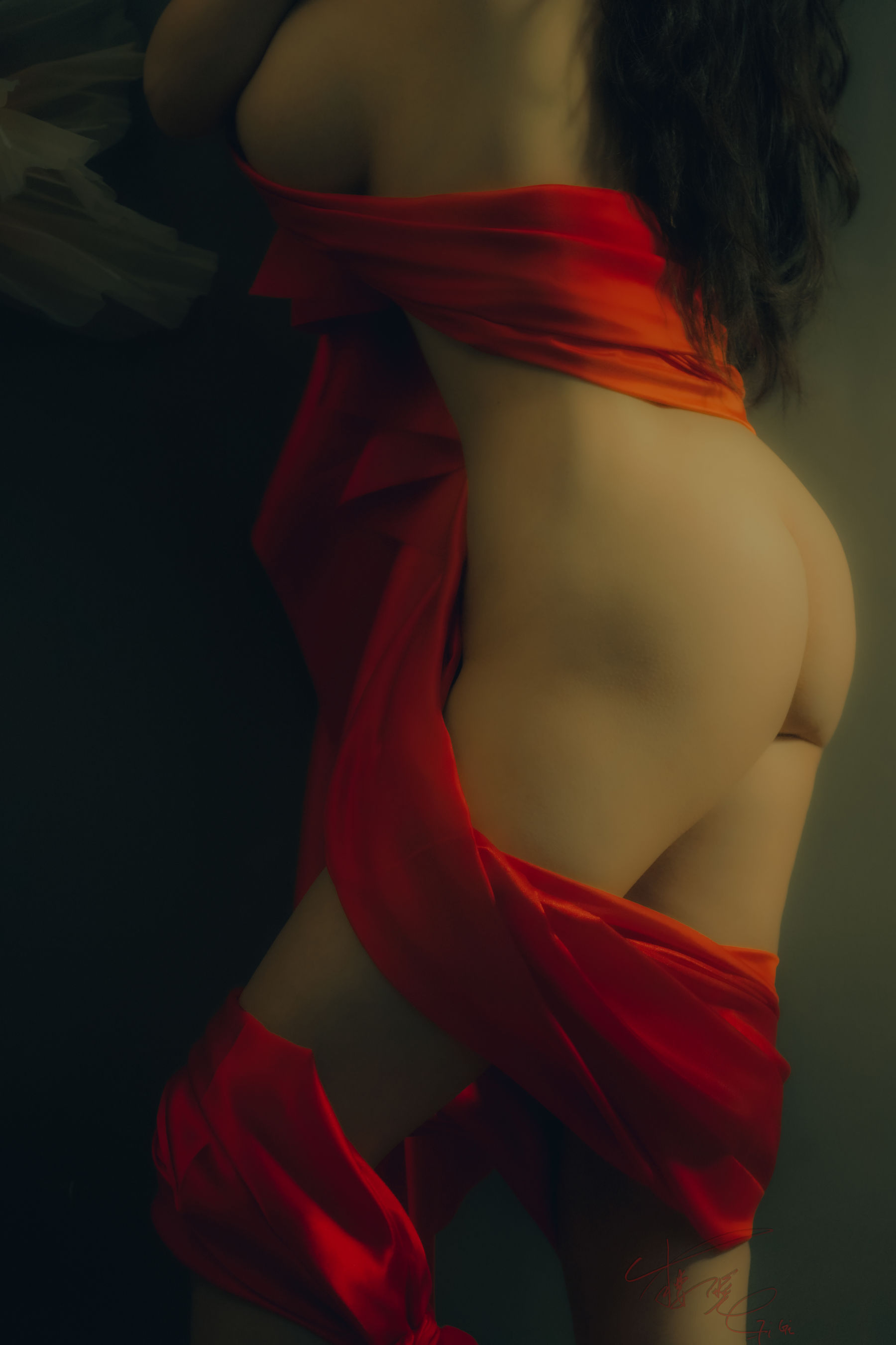 网络红人樱晚gigi – 春.染 [25P] - 秀人网免费无水印在线套图写真