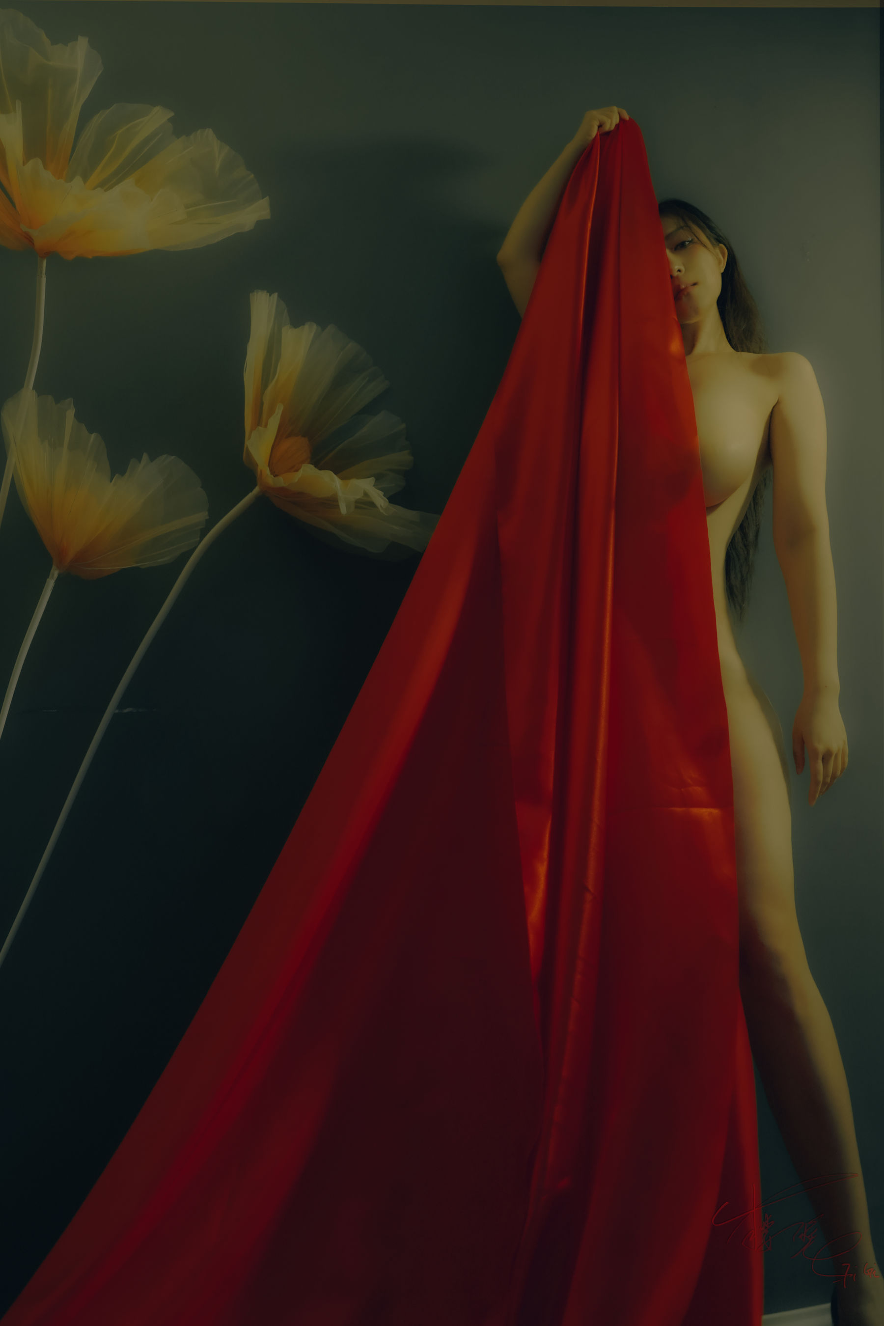 网络红人樱晚gigi – 春.染 [25P] - 秀人网免费无水印在线套图写真