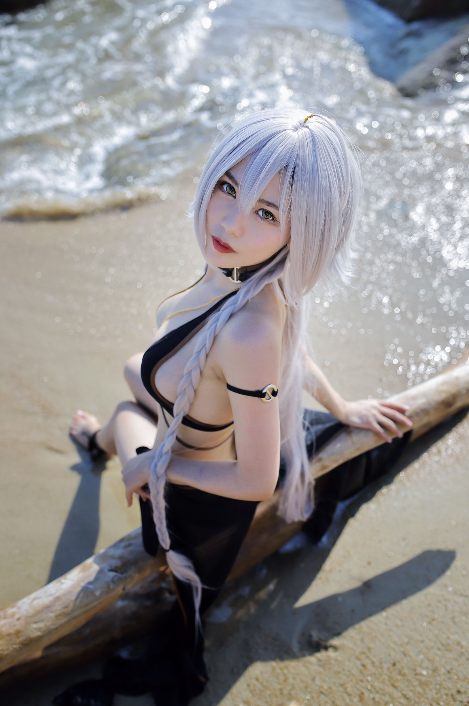 抖娘-利世图集 – 黑贞德泳装 [40P] - 秀人网免费无水印在线套图写真