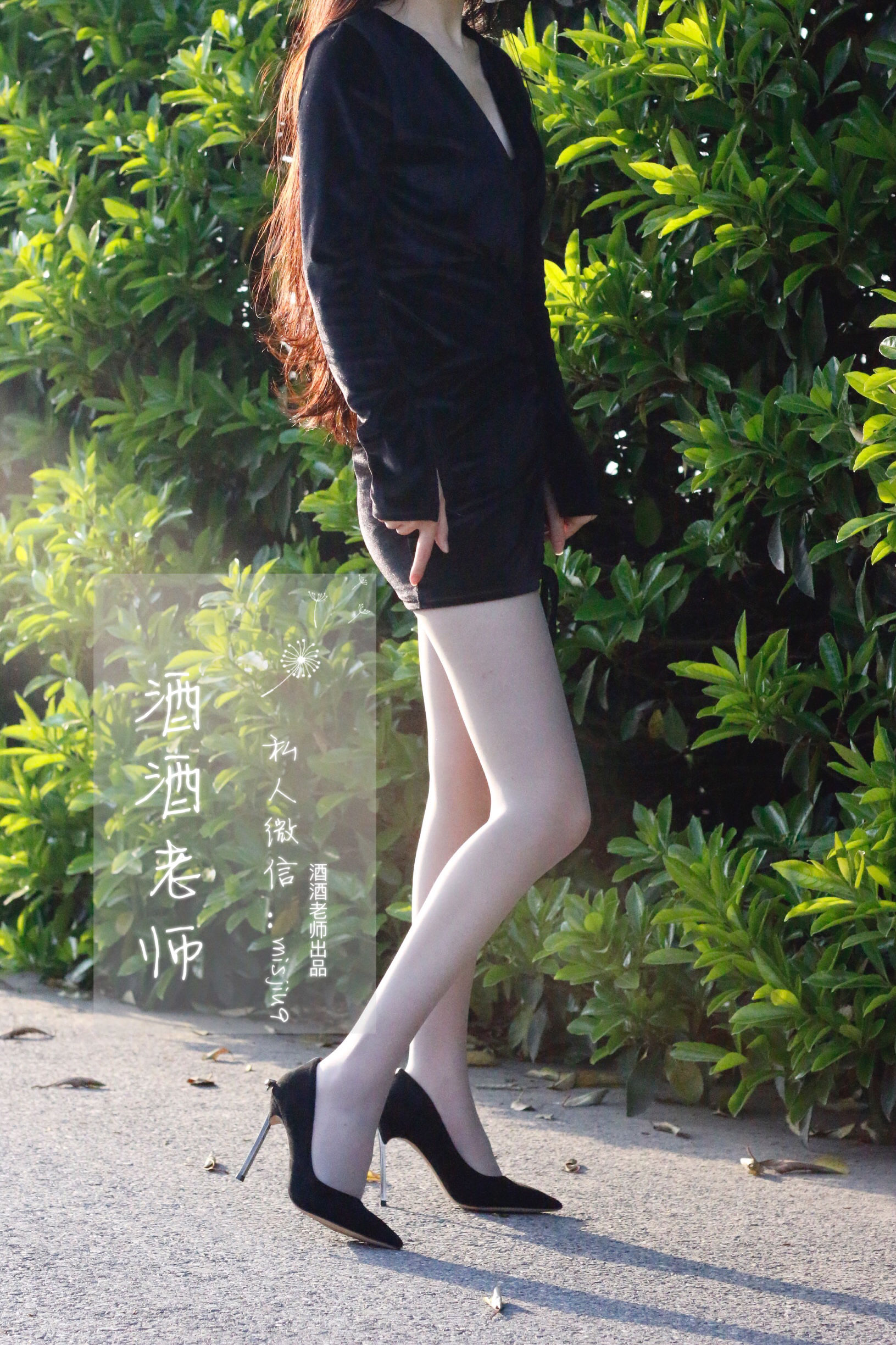 酒酒老师 – 黄昏光影高跟秀 [56P] - 秀人网免费无水印在线套图写真