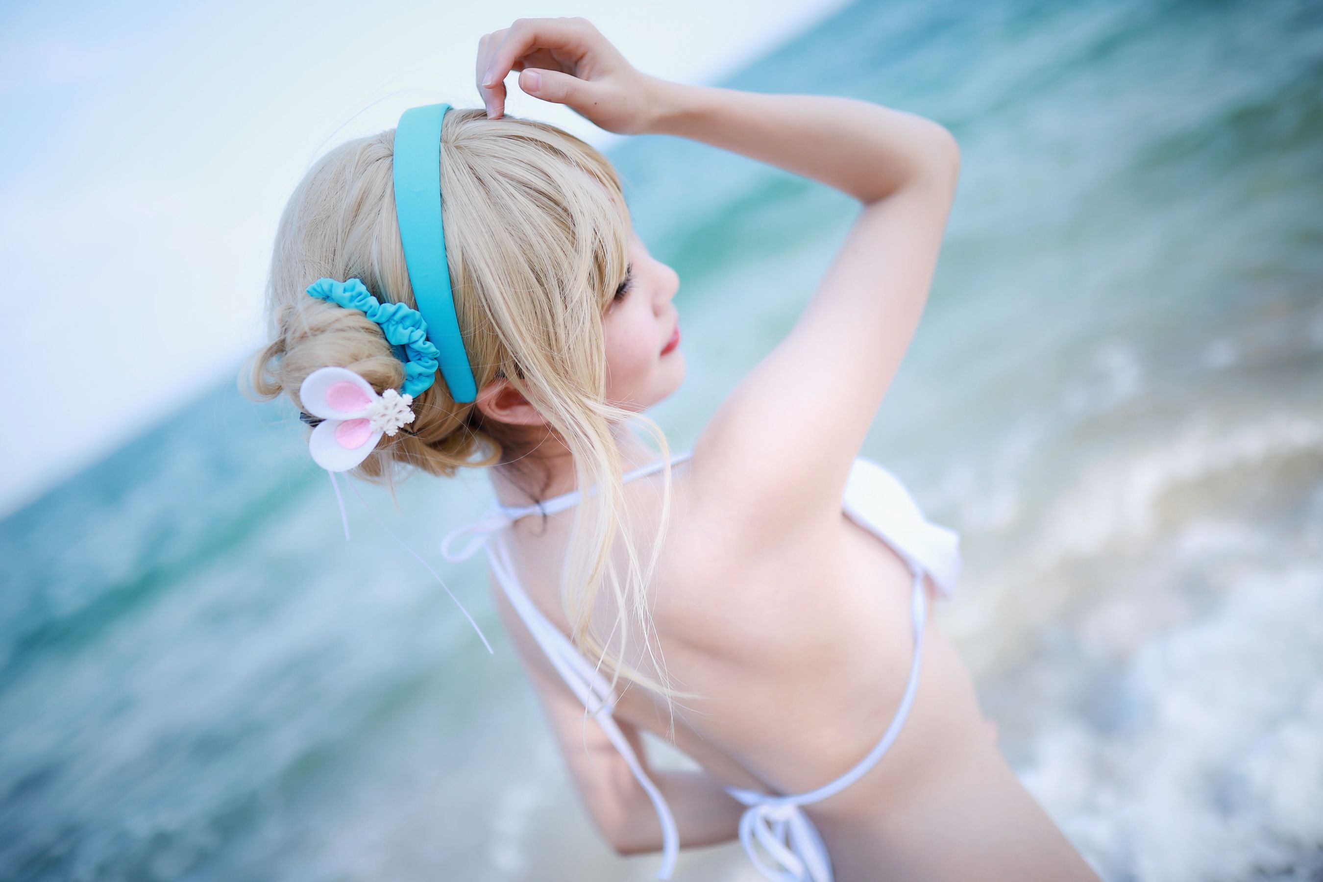 抖娘-利世图集 – 海边索米 [30P] - 秀人网免费无水印在线套图写真