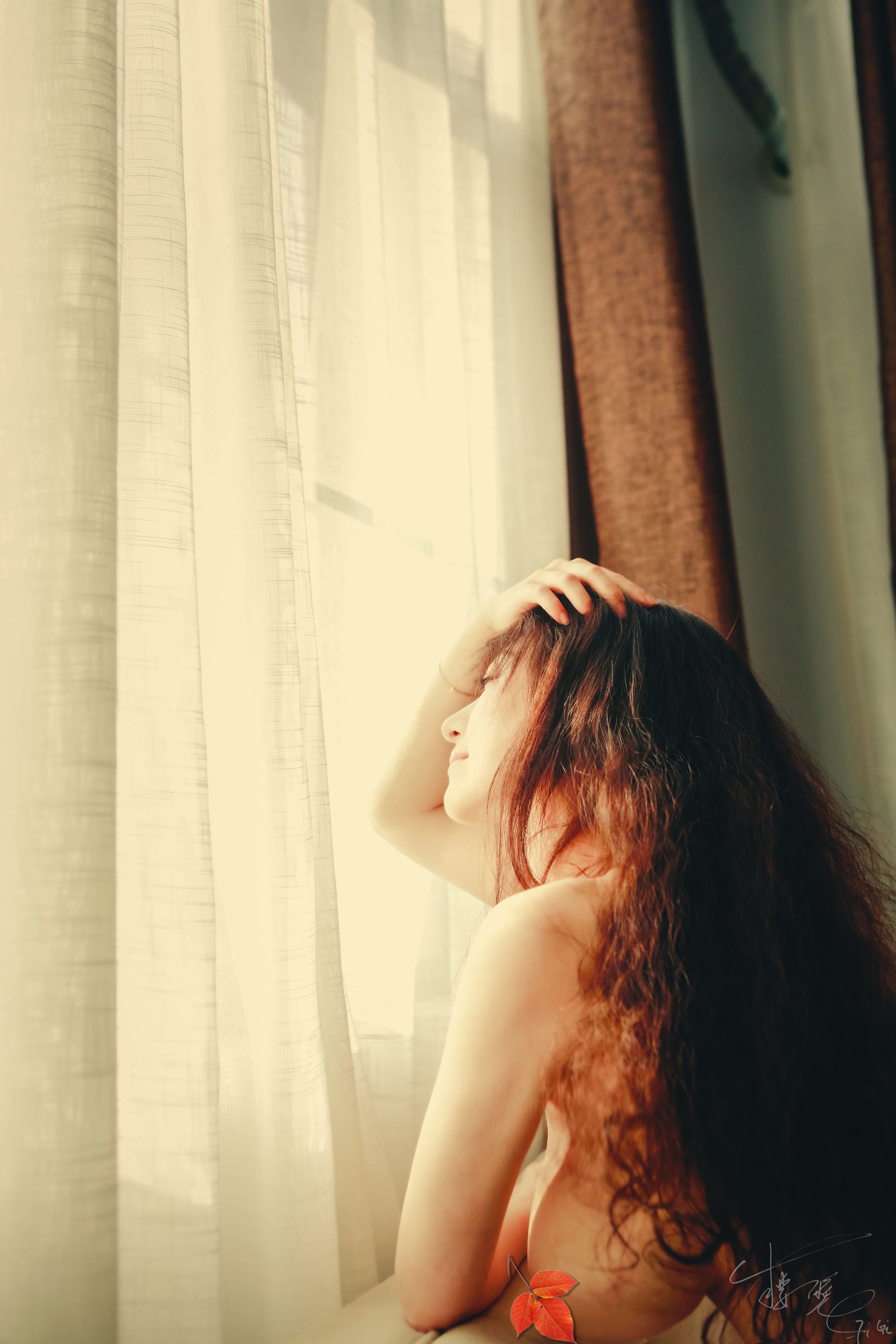 网络红人樱晚gigi – 迷情 [23P] - 秀人网免费无水印在线套图写真