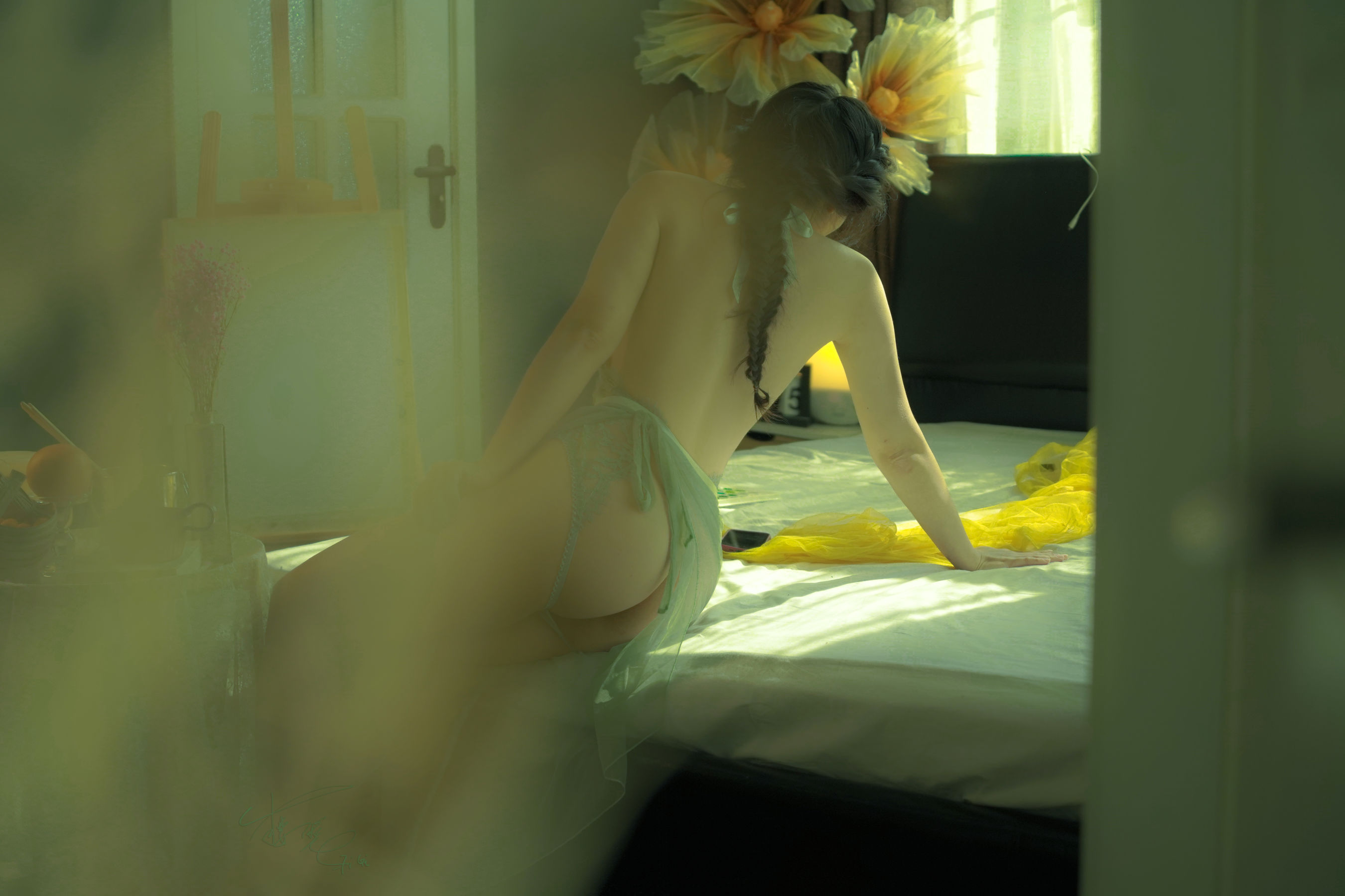 网络红人樱晚gigi – 蜜糖青梅 [22P] - 秀人网免费无水印在线套图写真