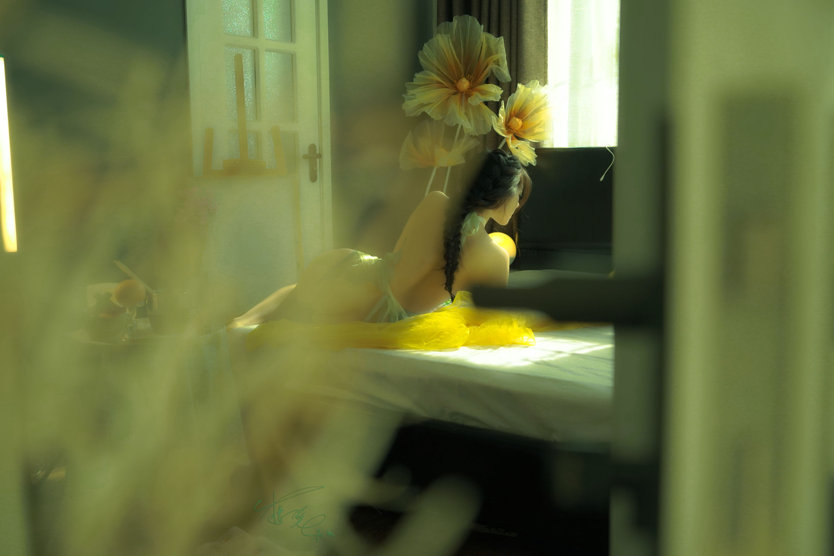 网络红人樱晚gigi – 蜜糖青梅 [22P] - 秀人网免费无水印在线套图写真