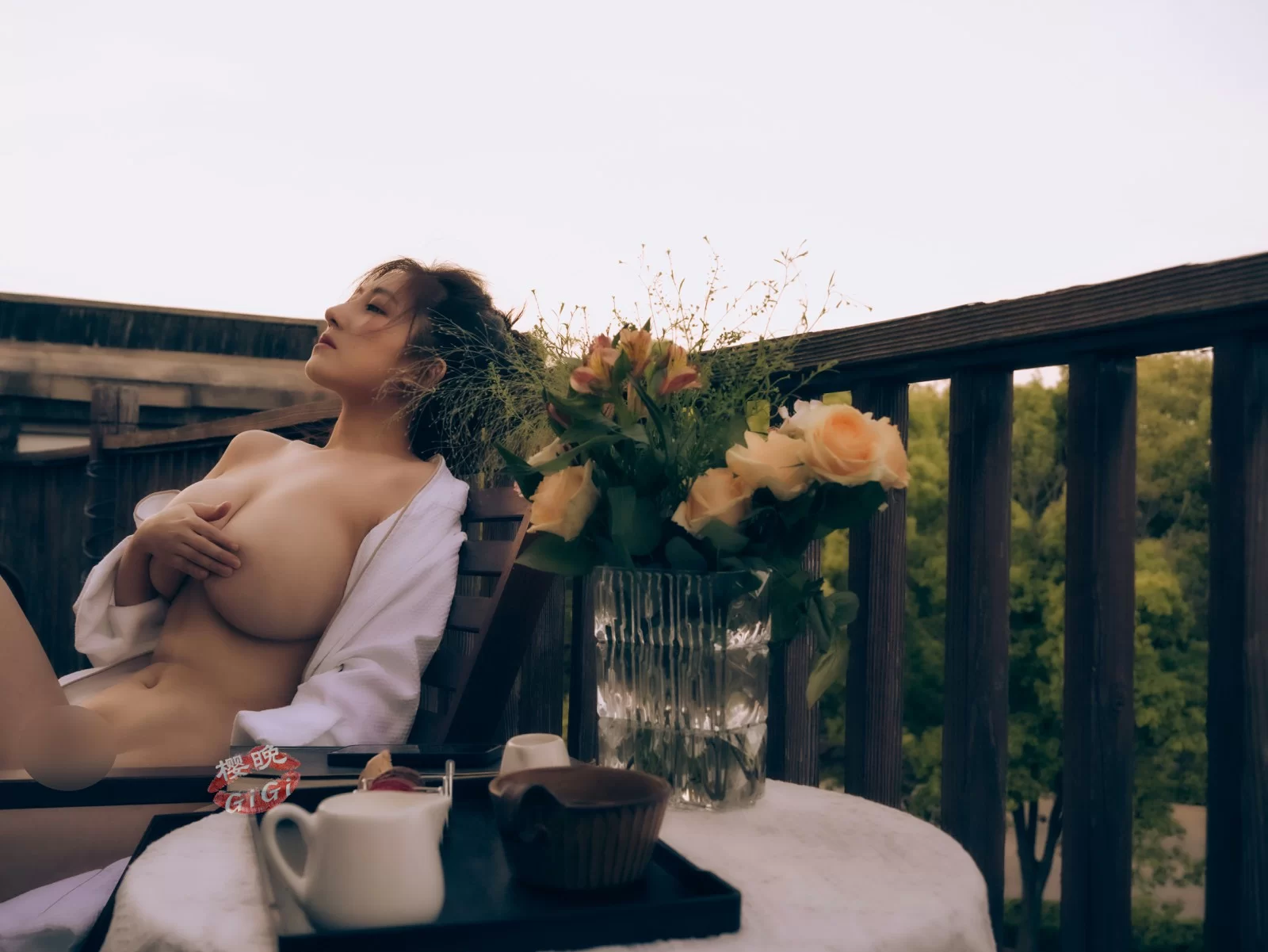 樱晚gigi – 落日的暧昧 [20P] - 秀人网免费无水印在线套图写真