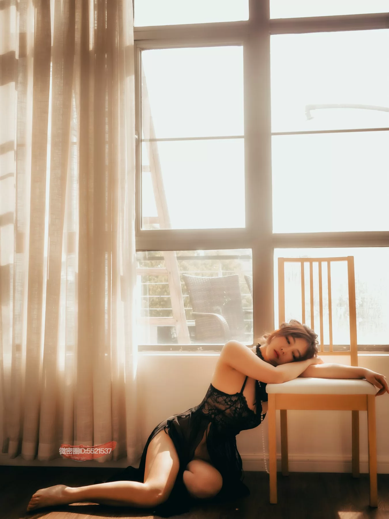 樱晚gigi – 珍珠上的蕾丝 [20P] - 秀人网免费无水印在线套图写真