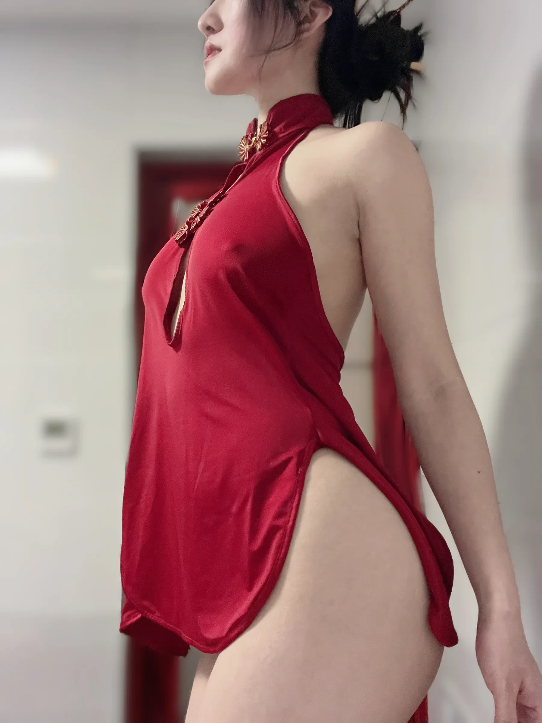 宝儿茹171 – 红色小肚兜 [51P] - 秀人网免费无水印在线套图写真