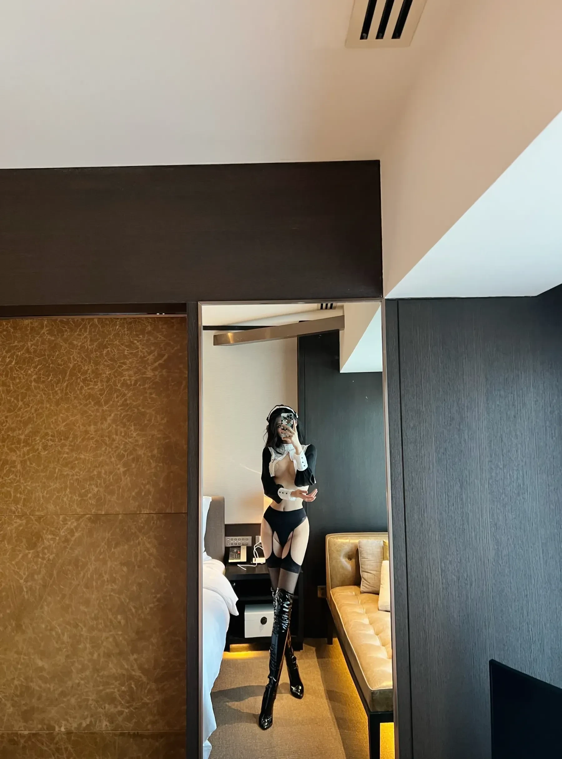 葛征GEZHENG – 黑si [36P] - 秀人网免费无水印在线套图写真