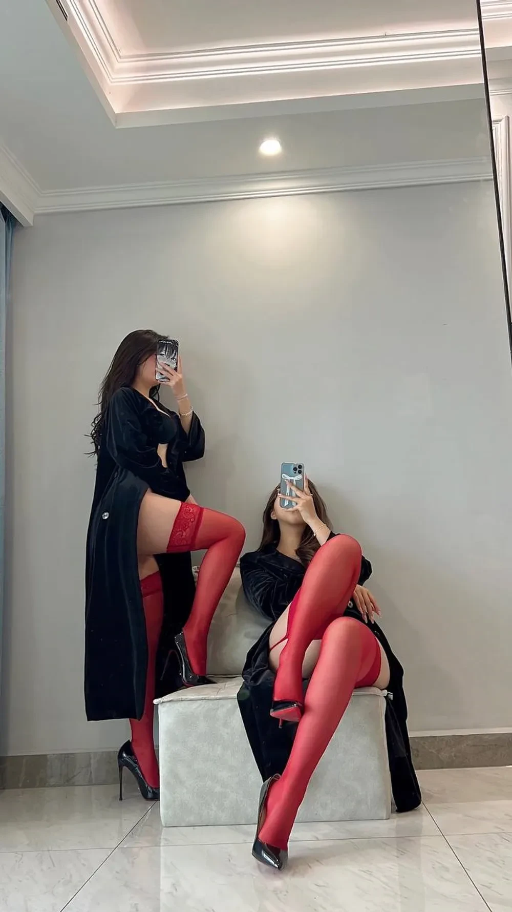 陈大小姐 – 黑和红 [25P] - 秀人网免费无水印在线套图写真