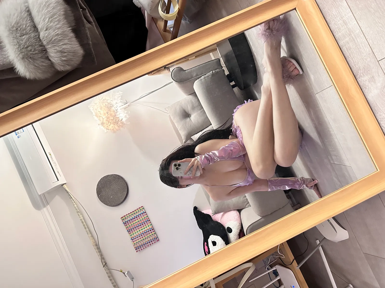 玫桃泡芙 – 紫色情趣 [40P] - 秀人网免费无水印在线套图写真