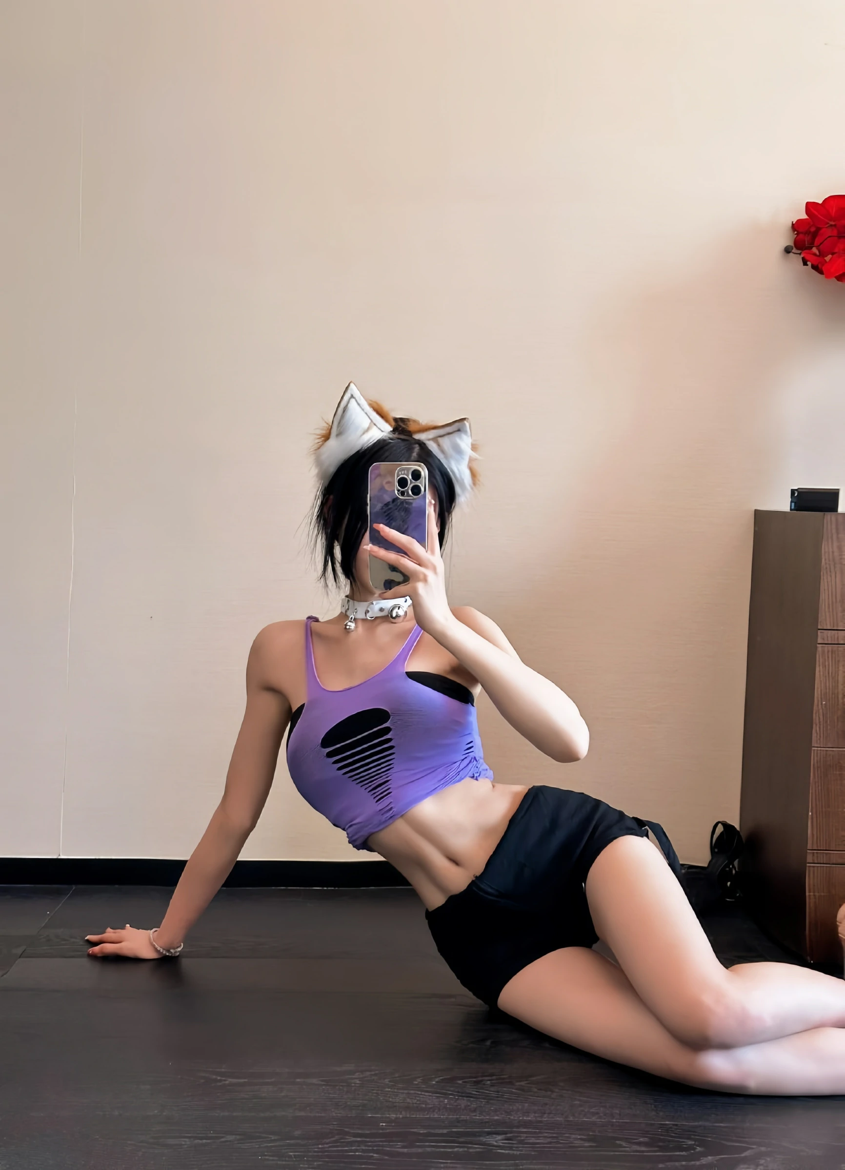 黎允熙baby - 紫色珍珠丁裤 [29P] - 秀人网免费无水印在线套图写真