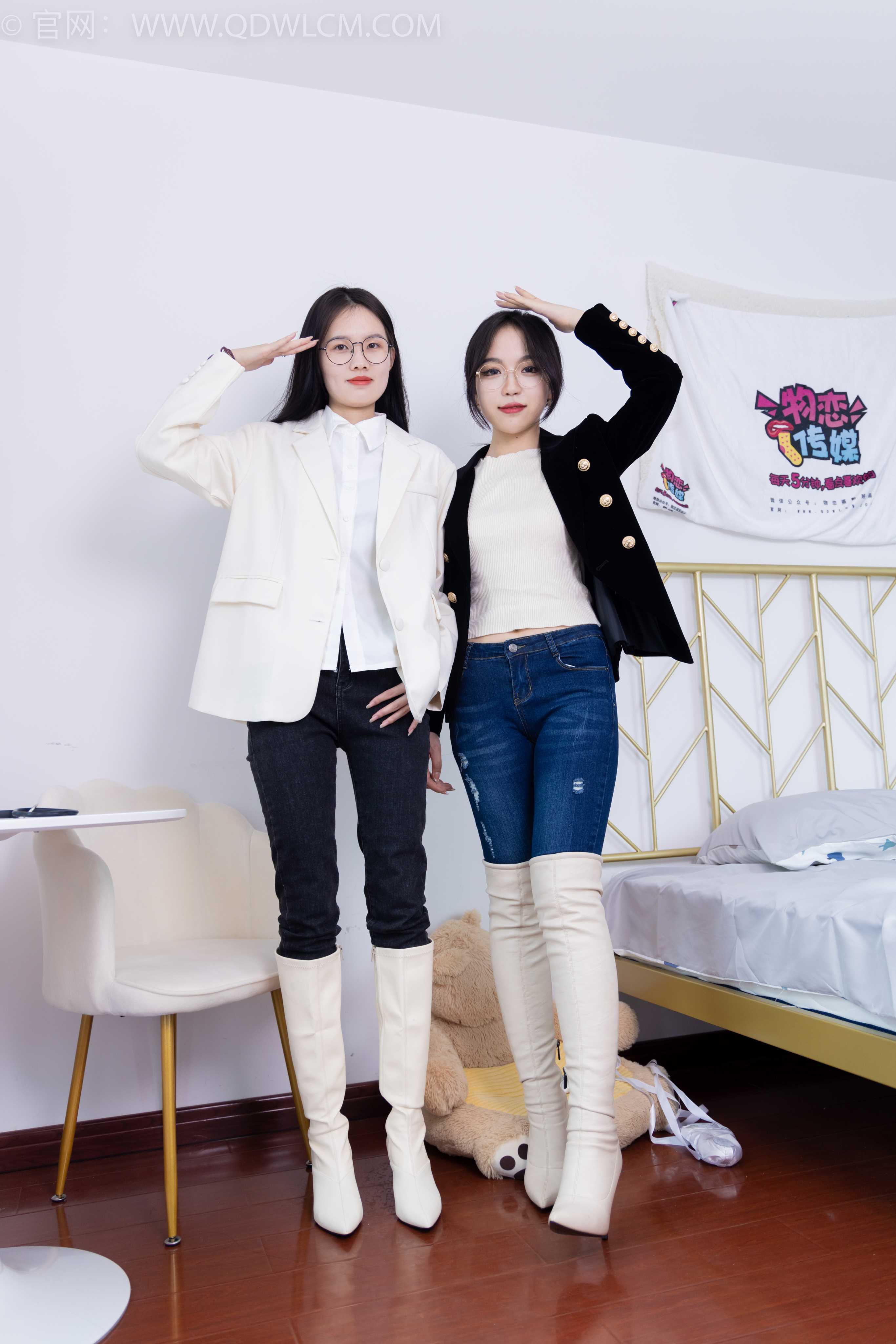 图片[2]-物恋传媒 NO.1687 纱纱&颜颜-玻璃上的雨滴 [150P-1V-5.51G]-COS写真在线网