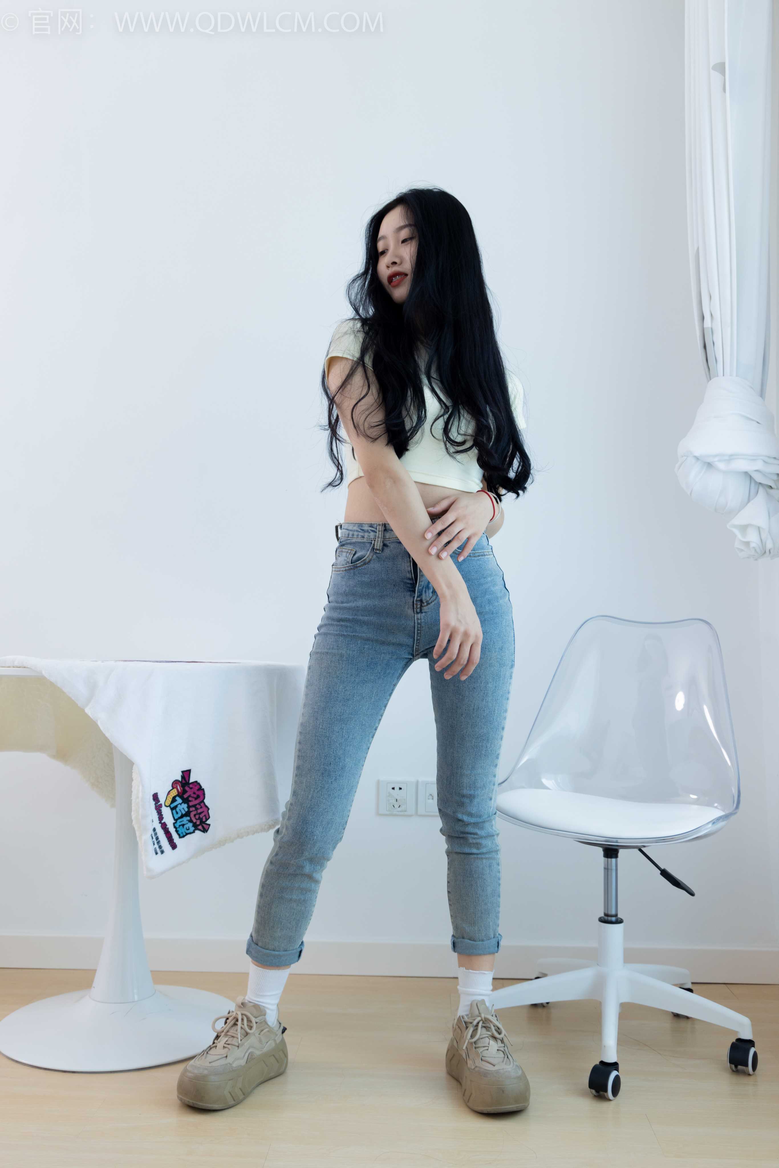 图片[5]-物恋传媒 NO.1783 绒绒-运动鞋、自然穿脏白棉袜（很脏）-COS写真在线网